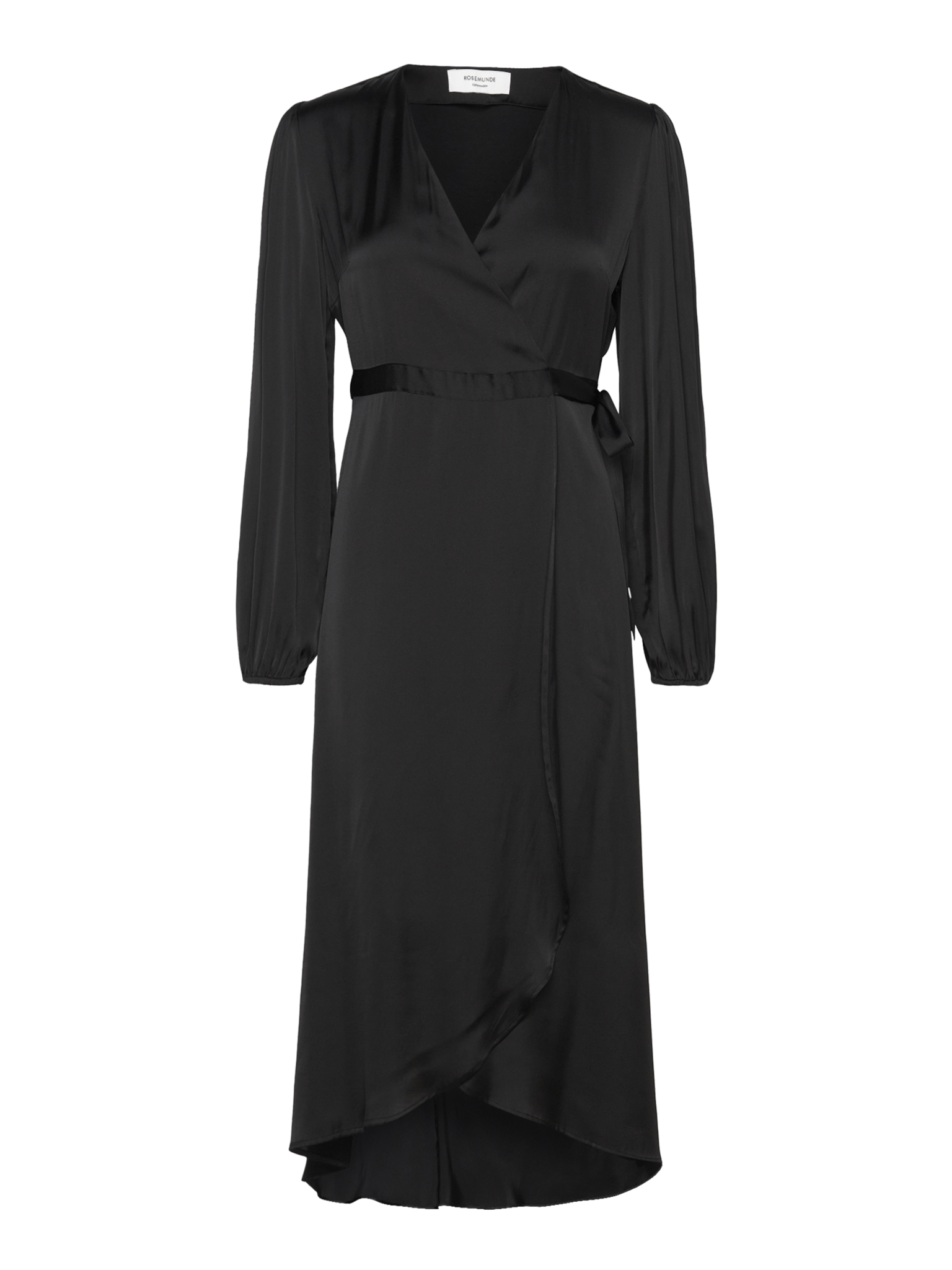 RWSatina LS Wrap Dress DRESS Rosemunde Woman 36 black