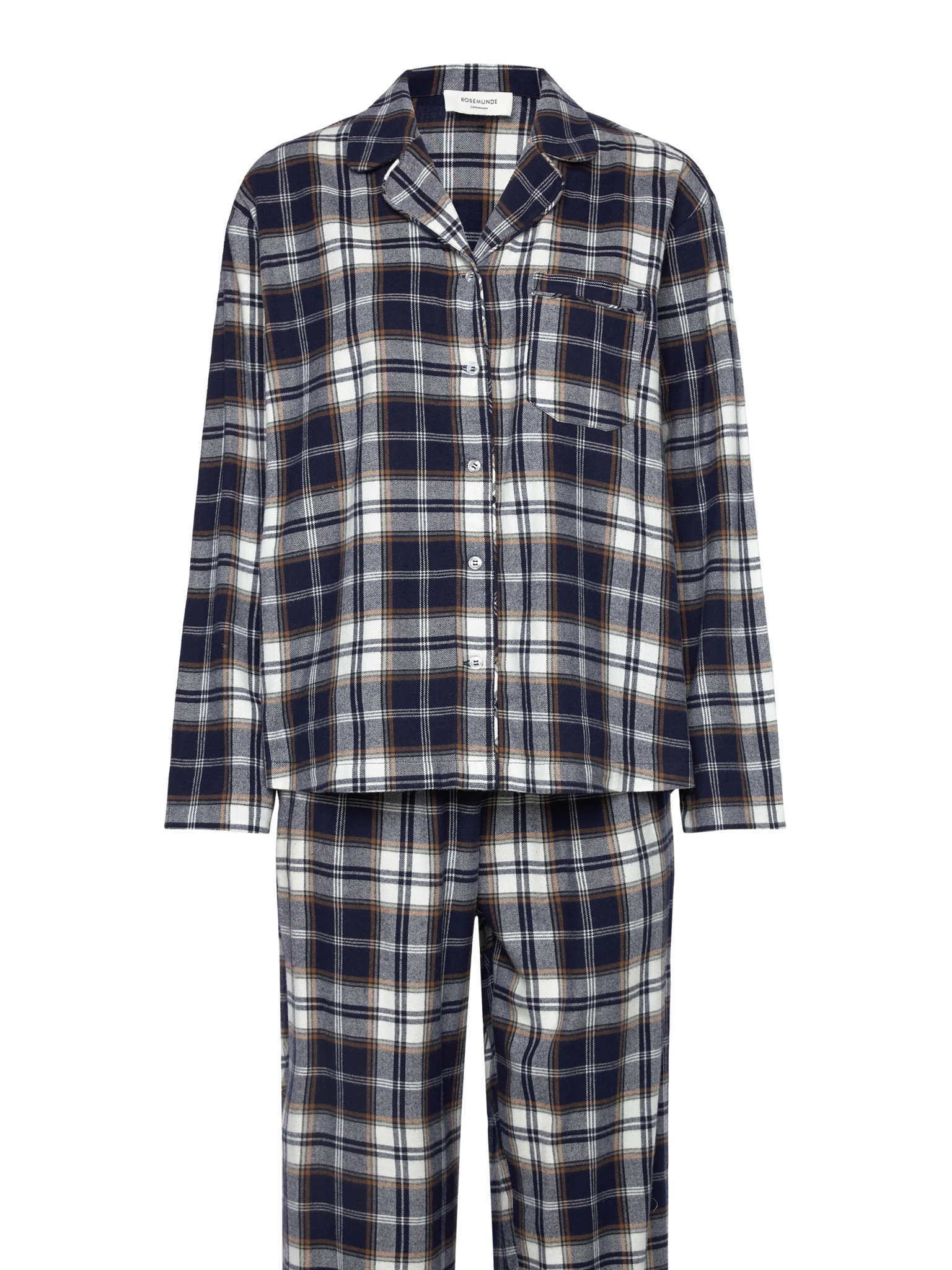 RHIben LS Pyjamas Set PYJAMAS Rosemunde Woman S dark blue check