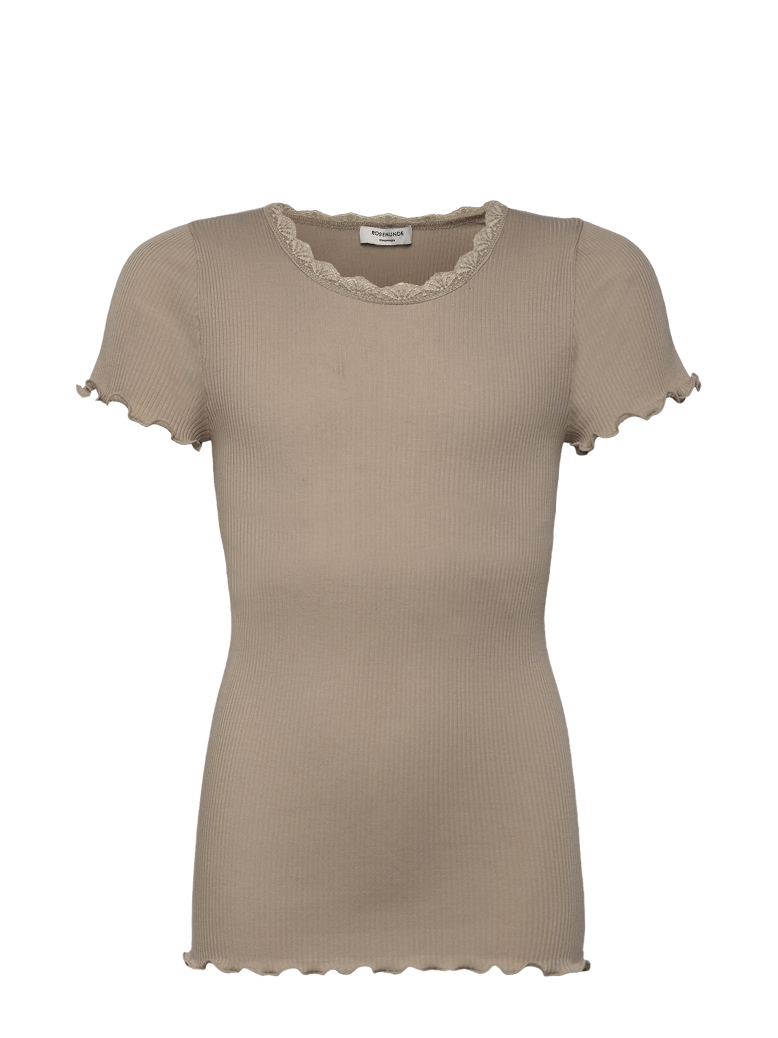 RKBalta SS Regular Lace T-shirt T-shirt Rosemunde Woman 128 laurel oak