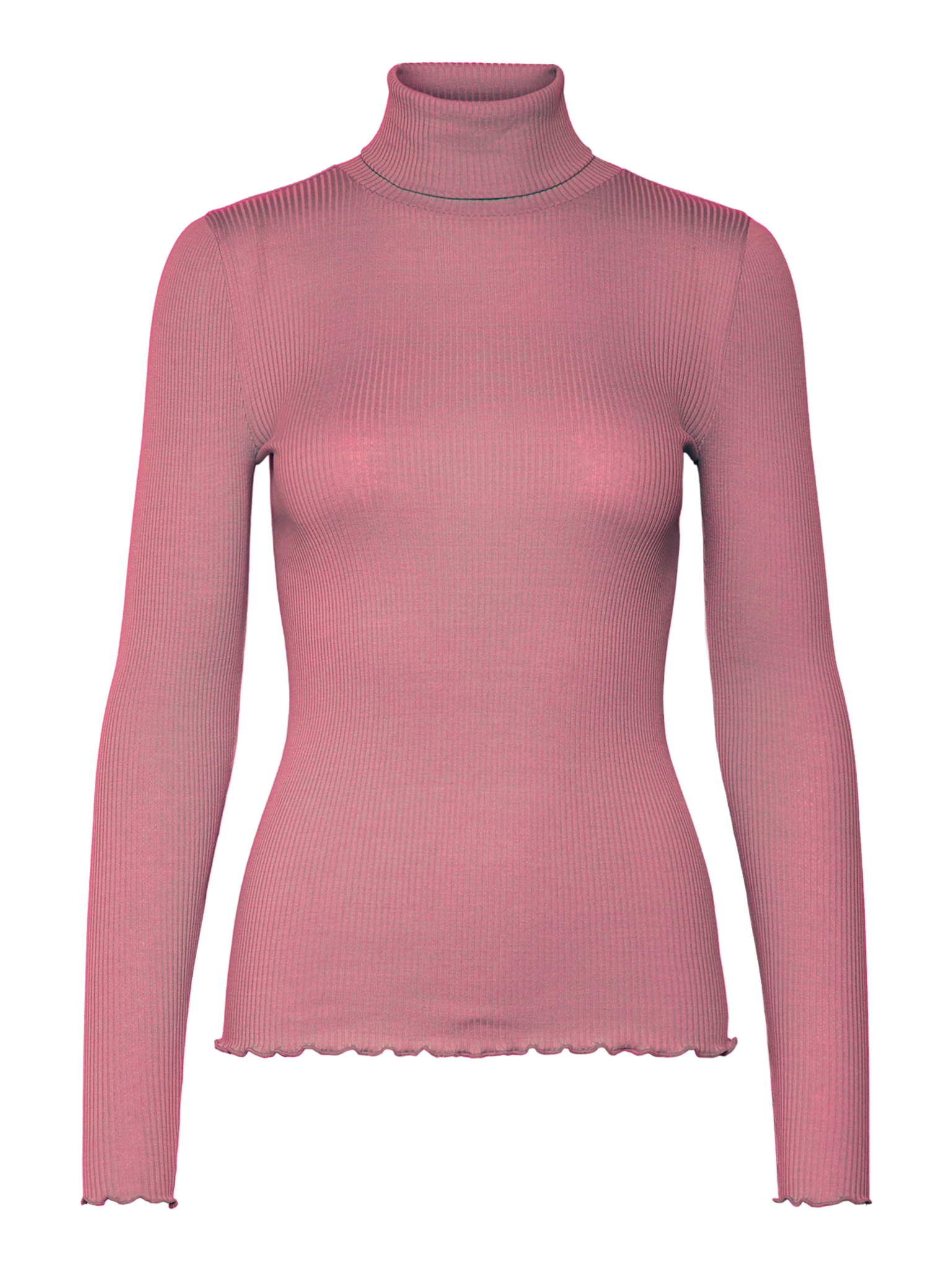 RWBeatha Silk LS Rollneck T-shirt T-SHIRT LS Rosemunde Woman S nostalgia rose