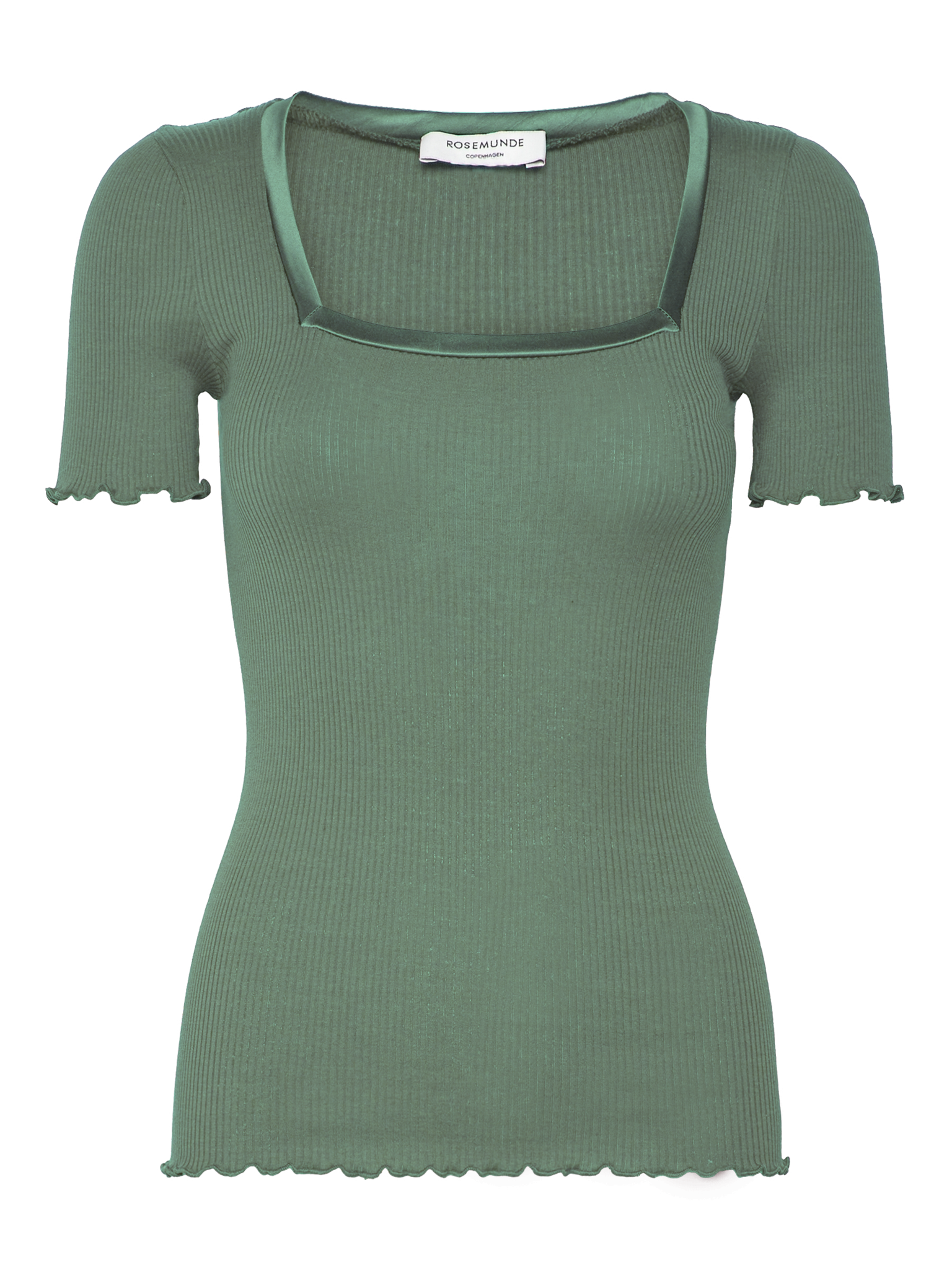 RWBeatha Silk SS Satin Tape T-shirt T-SHIRT SS Rosemunde Woman M laurel wreath