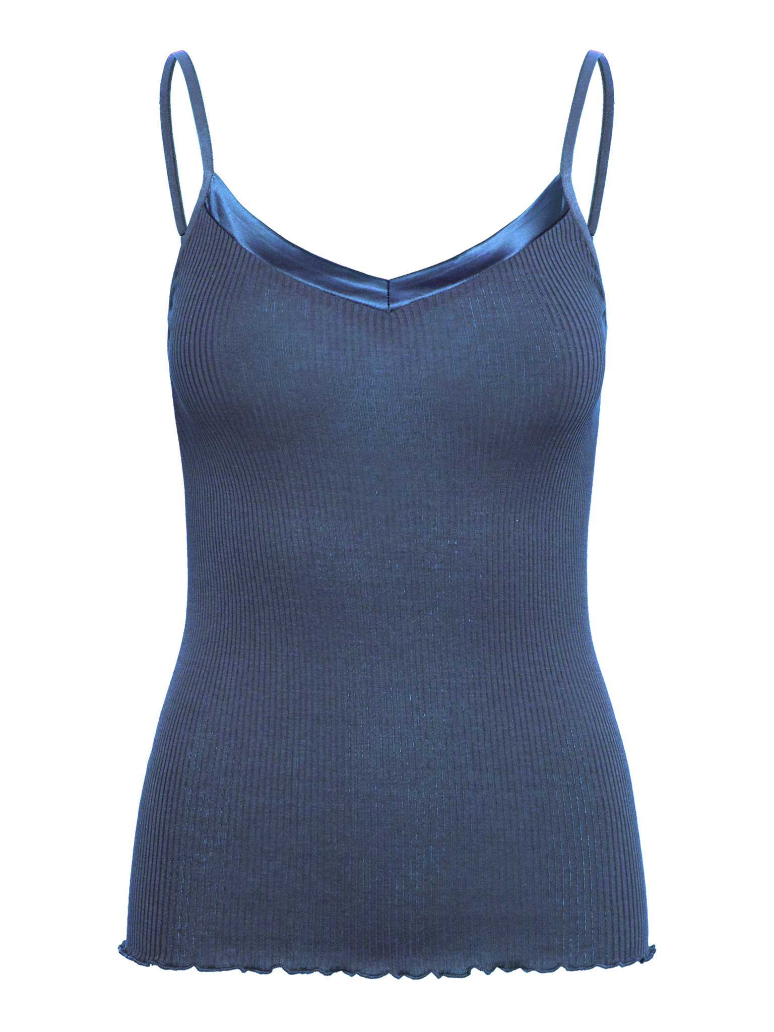 RWBeatha Silk SL Strap Satin Tape Top TOP Rosemunde Woman M ensign blue