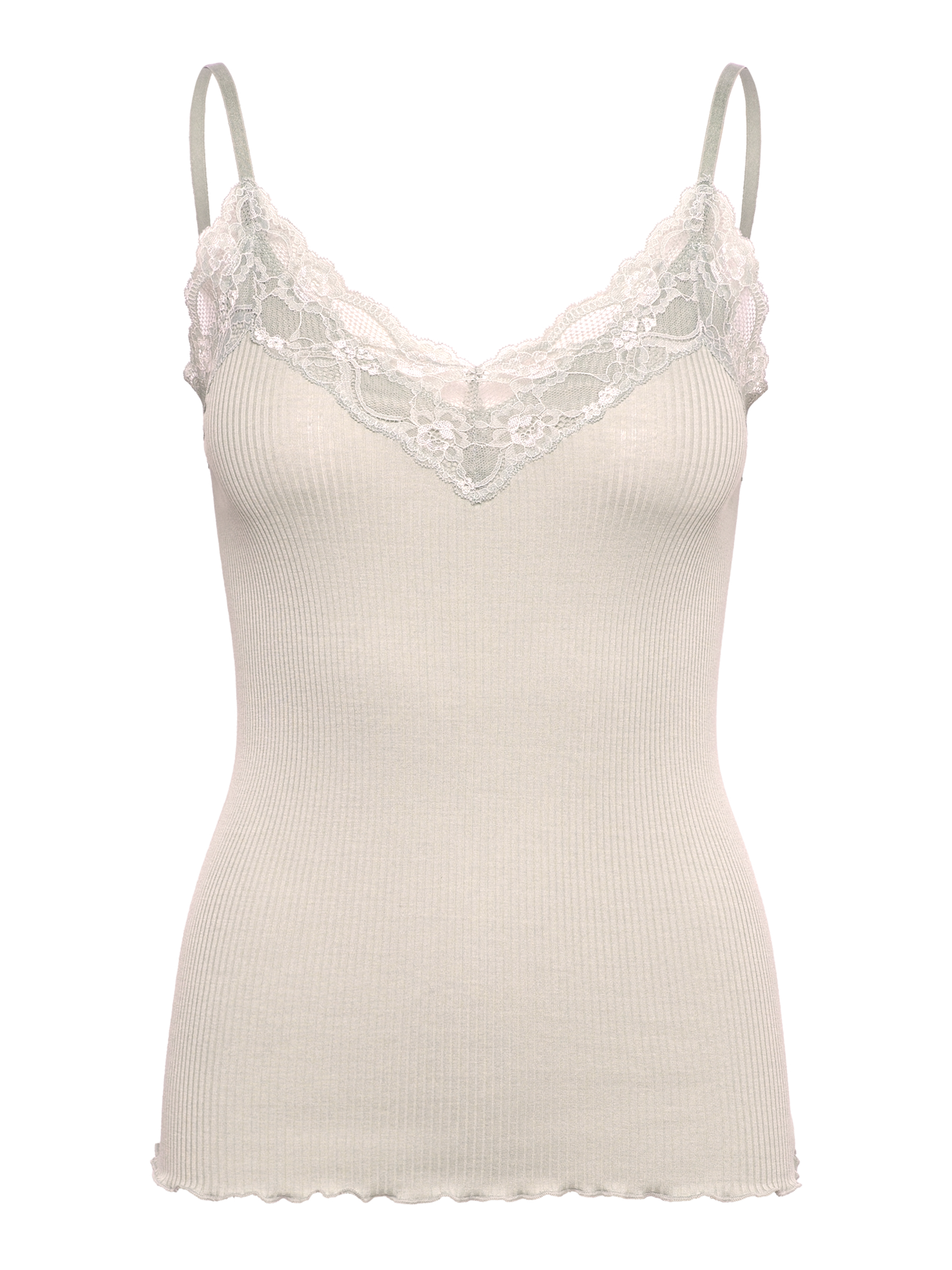 RWBeatha Silk SL Strap 2 Color Lace Top TOP Rosemunde Woman M rainy day