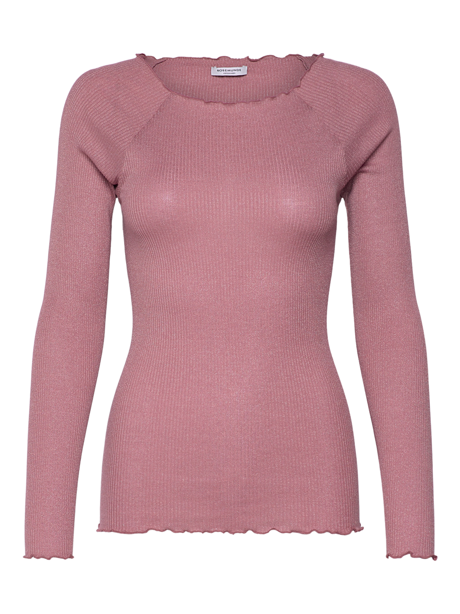 RWBliss Silk LS Boatneck t-shirt T-SHIRT LS Rosemunde Woman M nostalgia rose