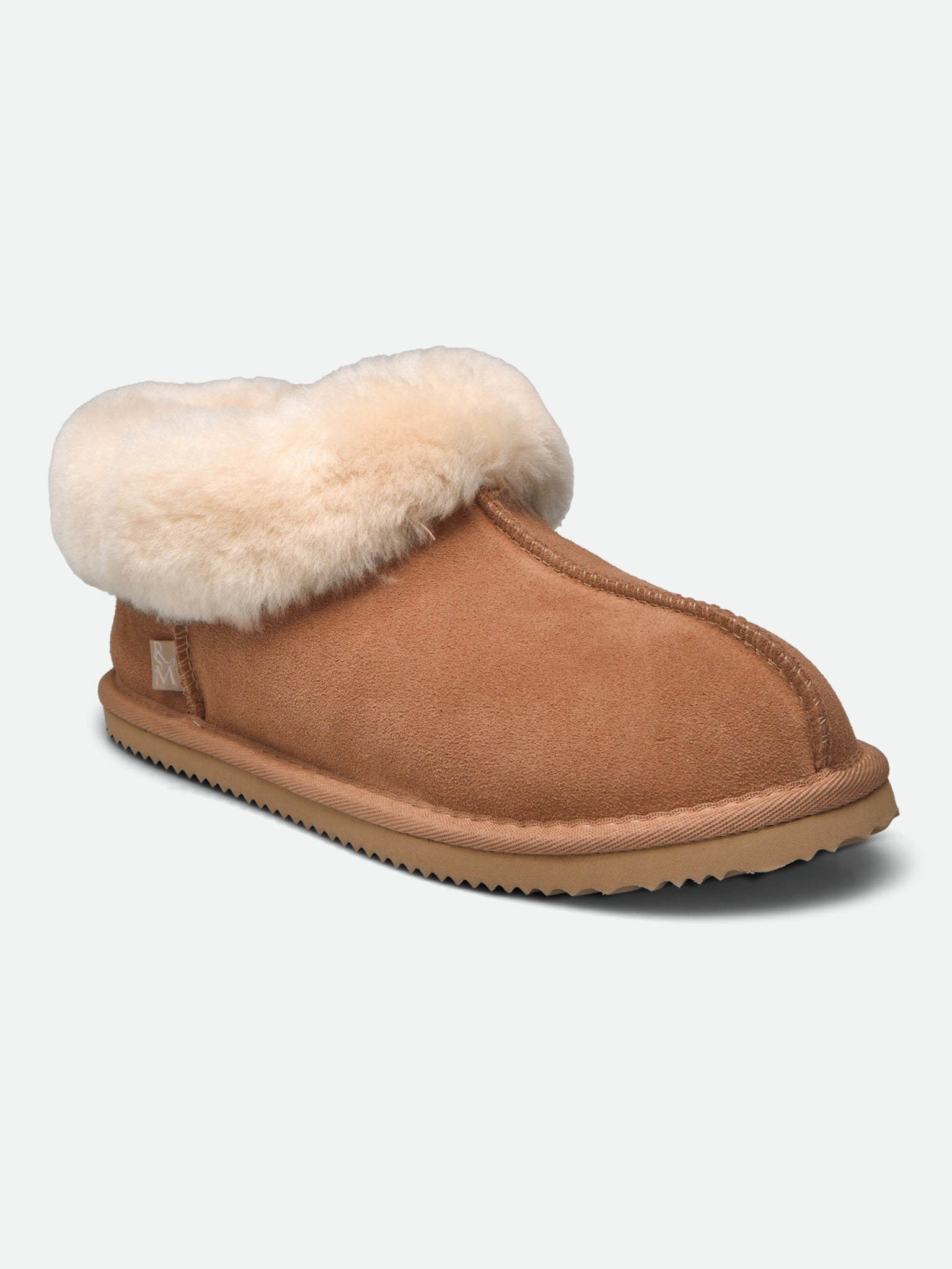 RHEvelyn Leather Closed Ankle Slipper SLIPPERS Rosemunde Woman 36 almond