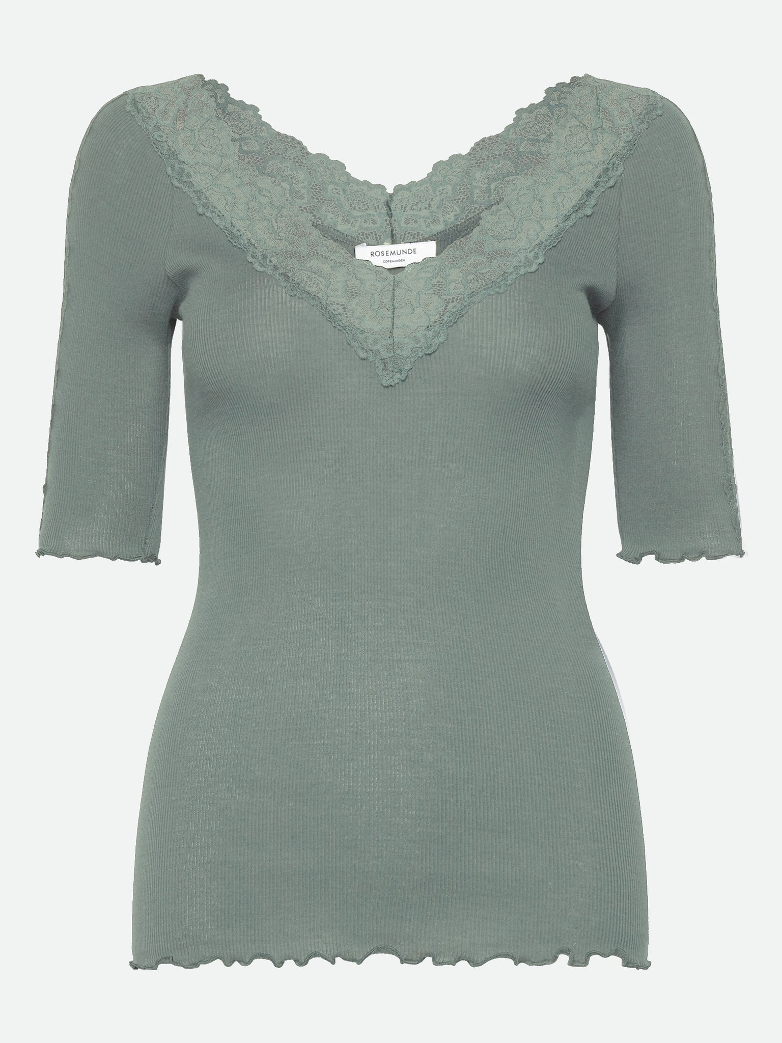 RWBernadine 2/4 Regular Lace T-shirt T-shirt Rosemunde Woman XS chinois green