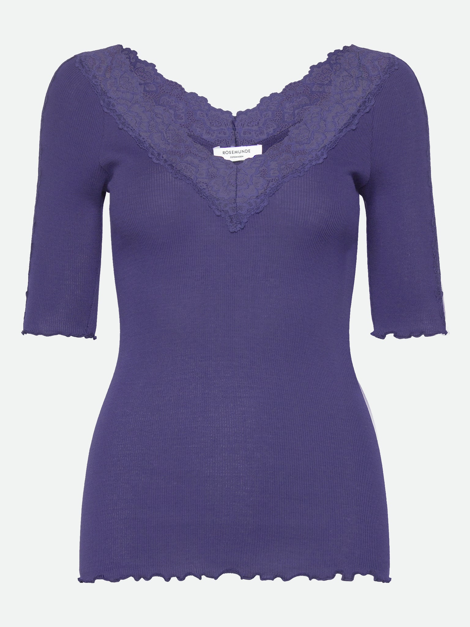 RWBernadine 2/4 Regular Lace T-shirt T-shirt Rosemunde Woman XS skipper blue