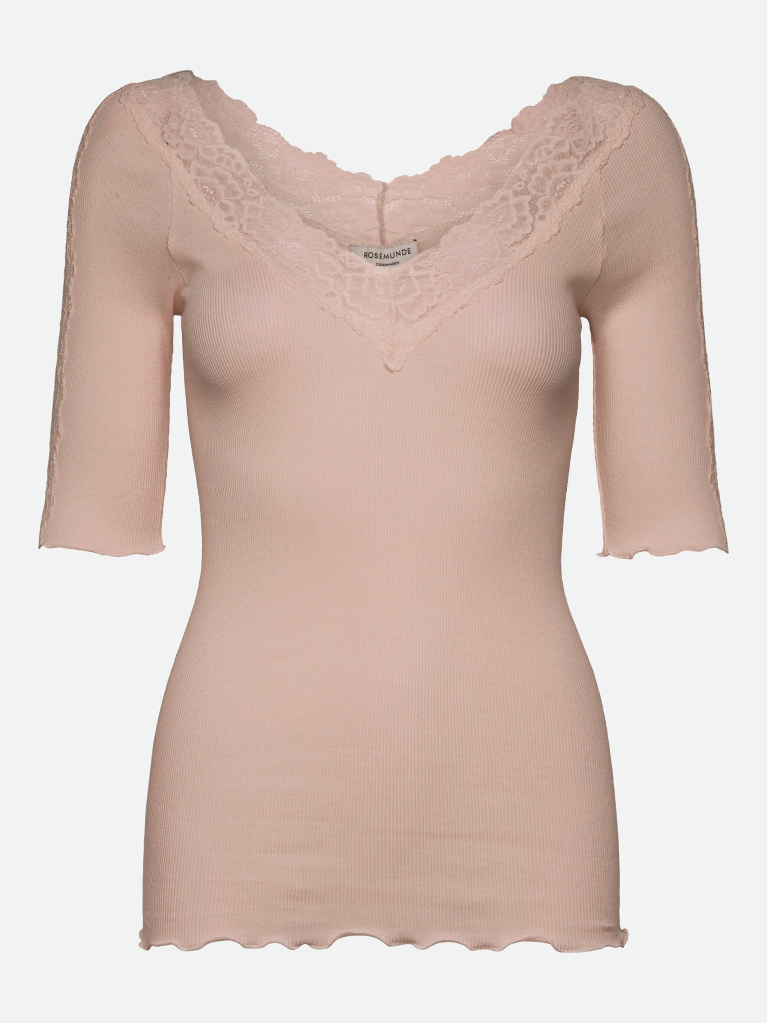 RWBernadine 2/4 Regular Lace T-shirt T-shirt Rosemunde Woman XS vintage powder