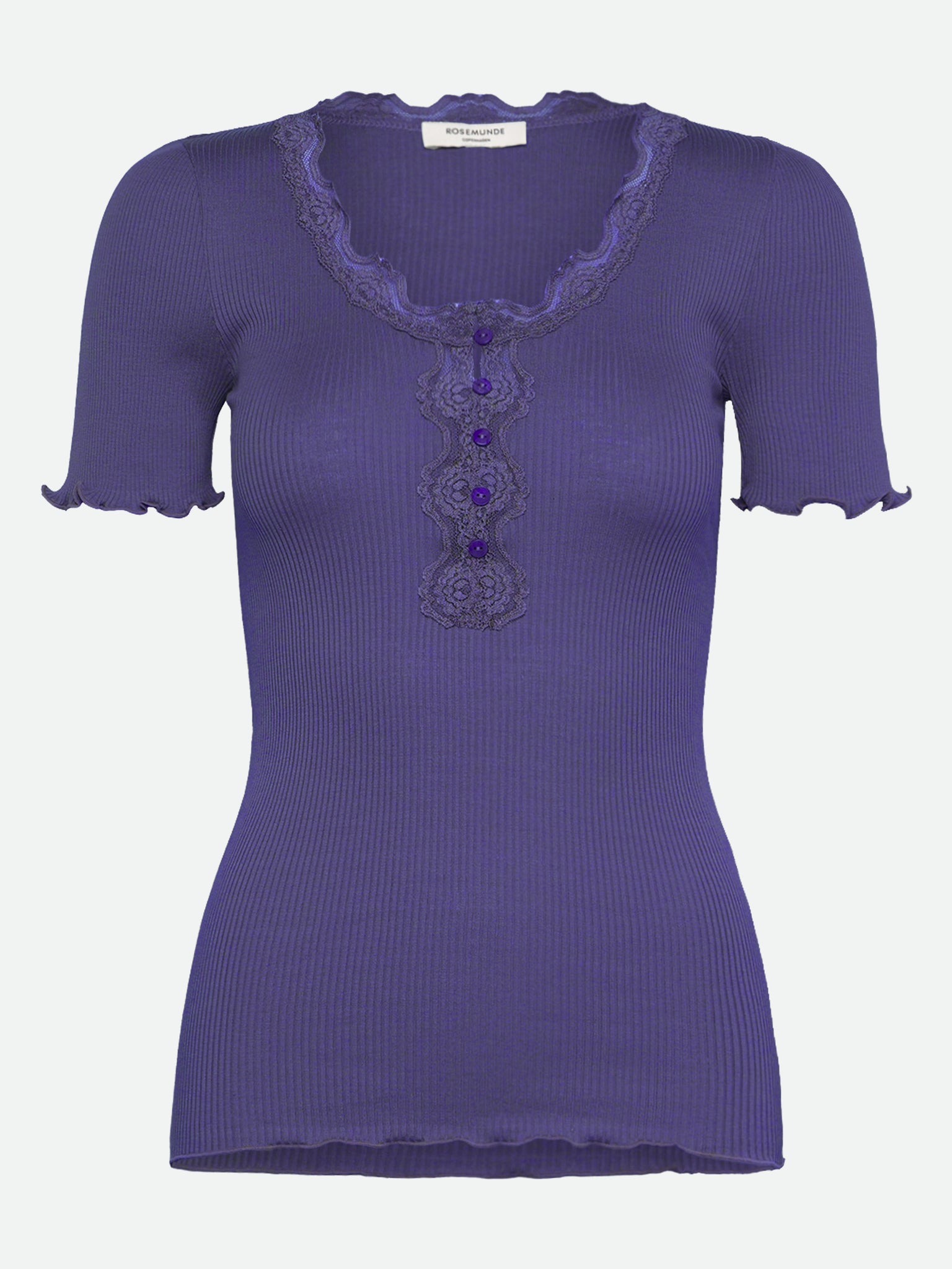 RWBeatha SS Regular W button T-shirt T-shirt Rosemunde Woman XS skipper blue