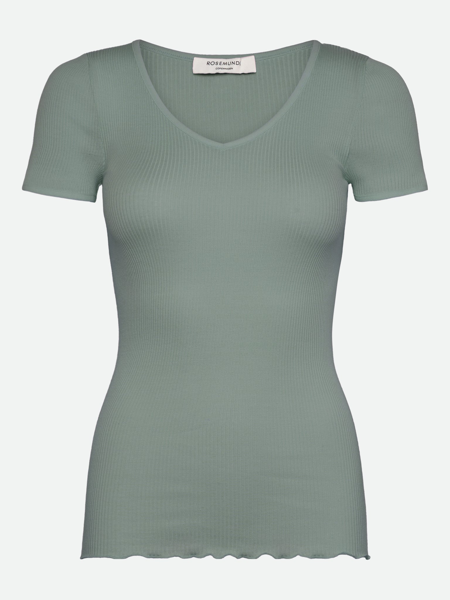 RWBeatha SS V-neck T-shirt T-shirt Rosemunde Woman XS chinois green