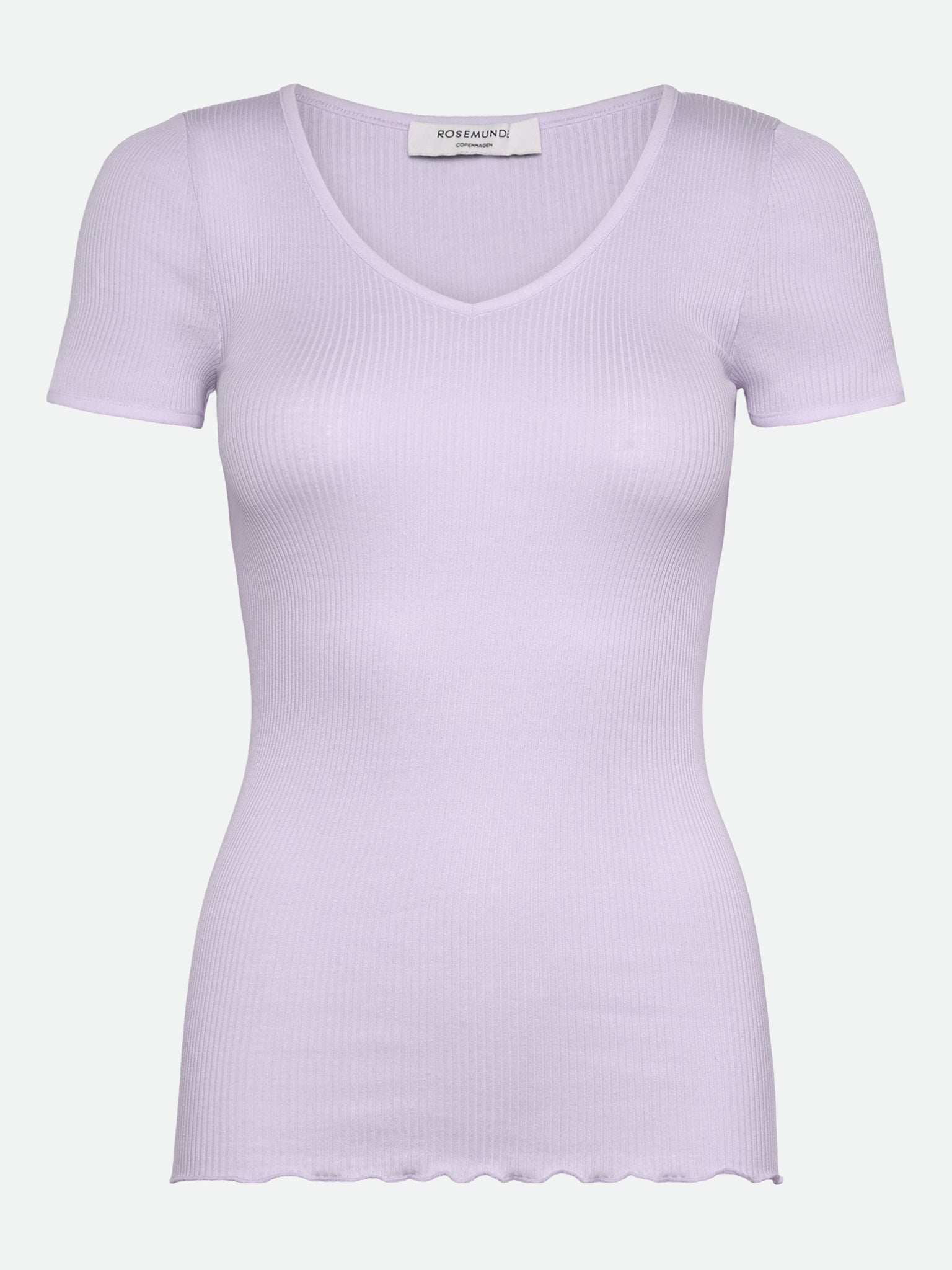 RWBeatha SS V-neck T-shirt T-shirt Rosemunde Woman S purple heather