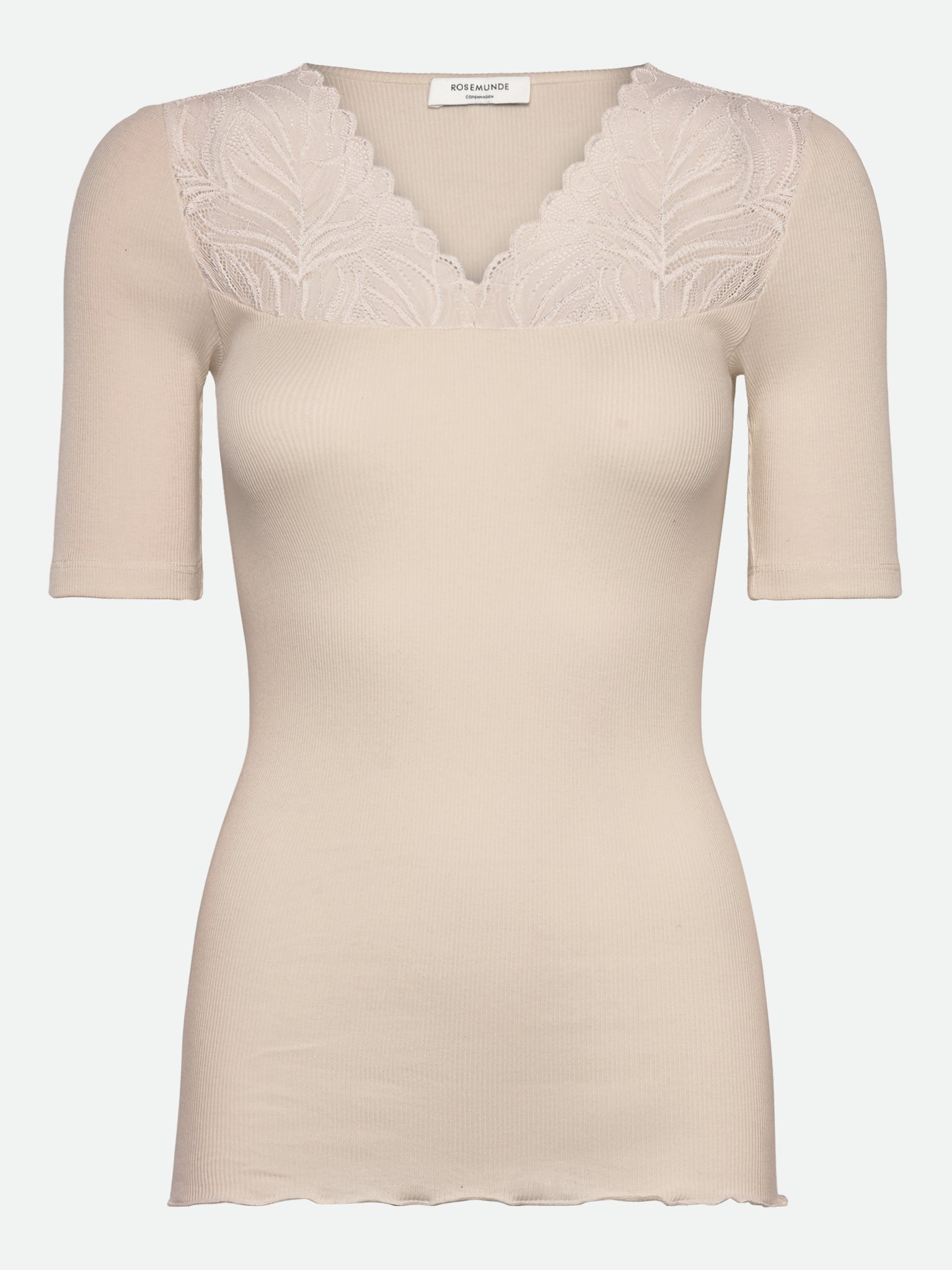 RWBernadine 2/4 Regular V-neck T-shirt T-shirt Rosemunde Woman XS rainy day