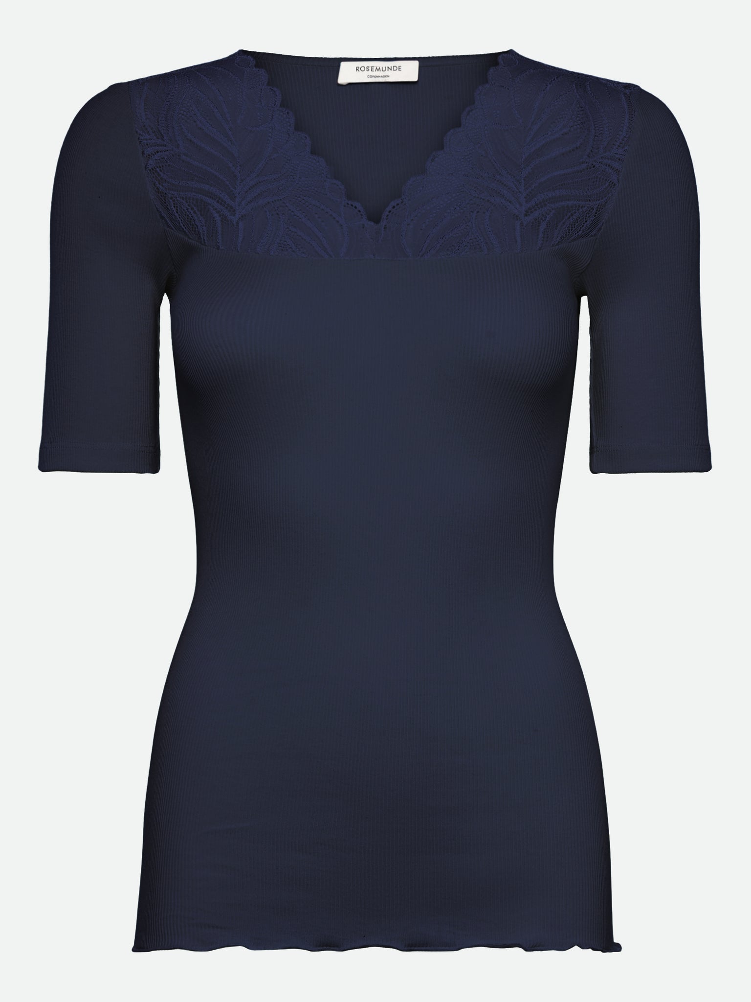 RWBernadine 2/4 Regular V-neck T-shirt T-shirt Rosemunde Woman S navy