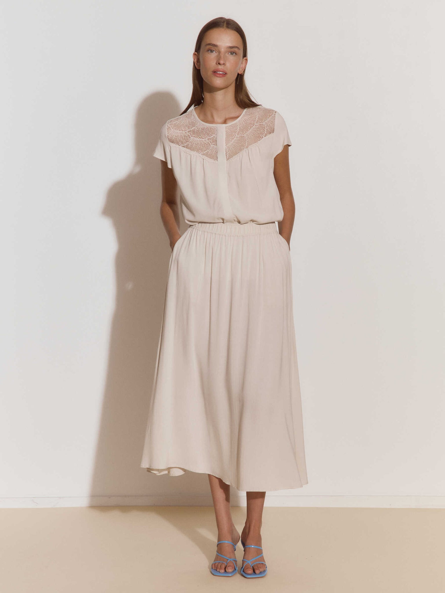 RWElif MW Midi Skirt SKIRT Rosemunde Woman