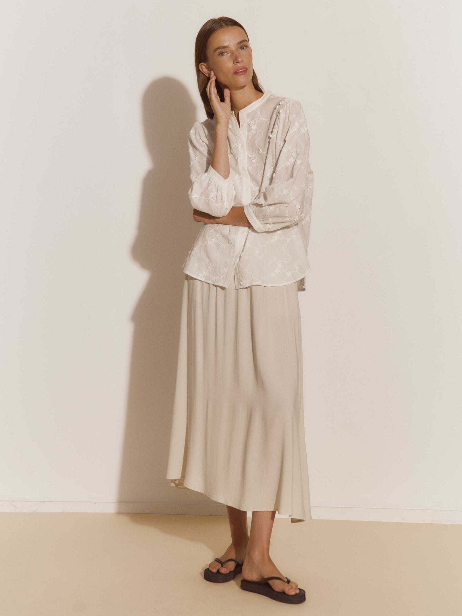 RWElif MW Midi Skirt SKIRT Rosemunde Woman