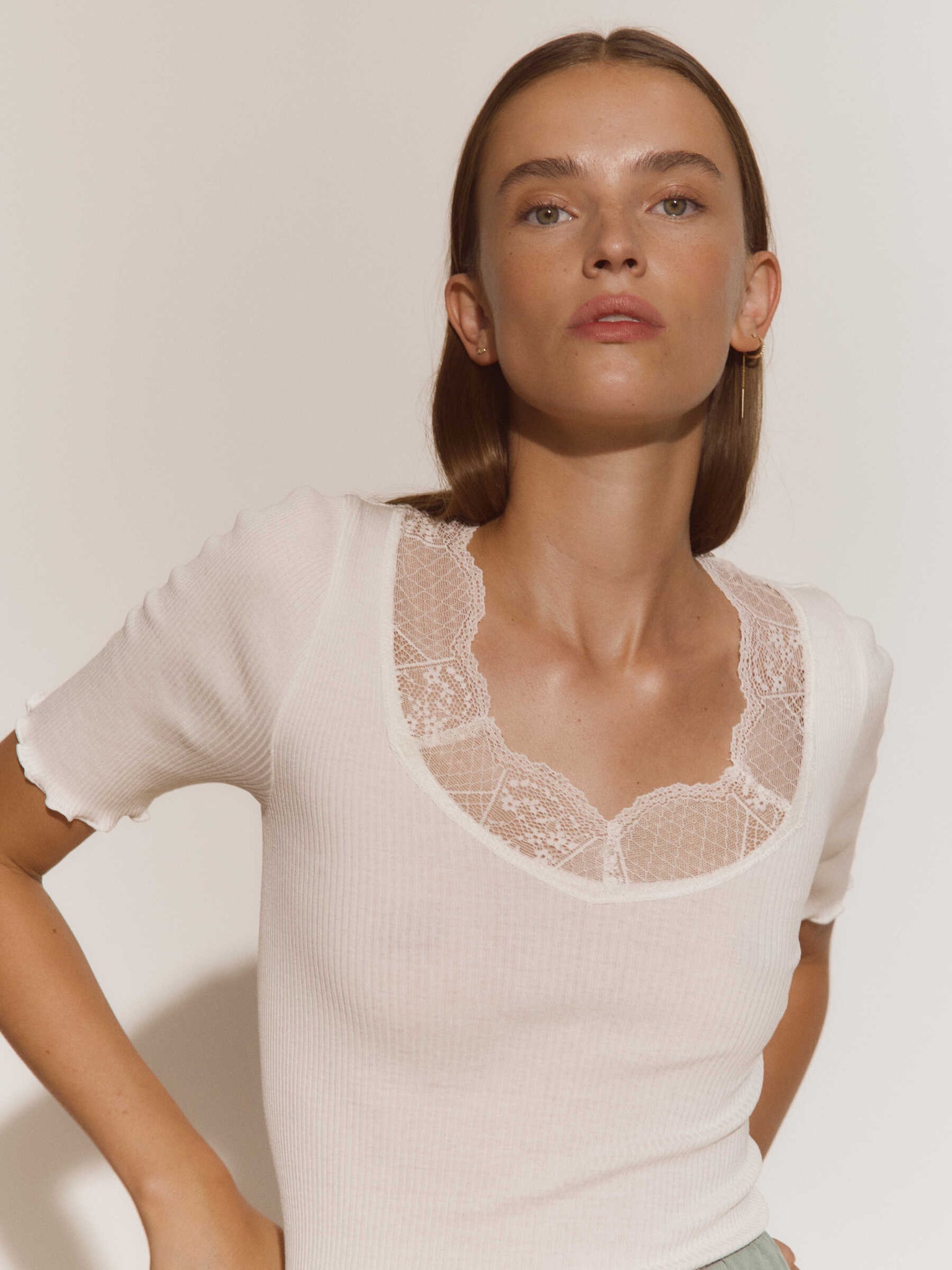 RWBeatha 2/4 Lace T-shirt T-shirt Rosemunde Woman