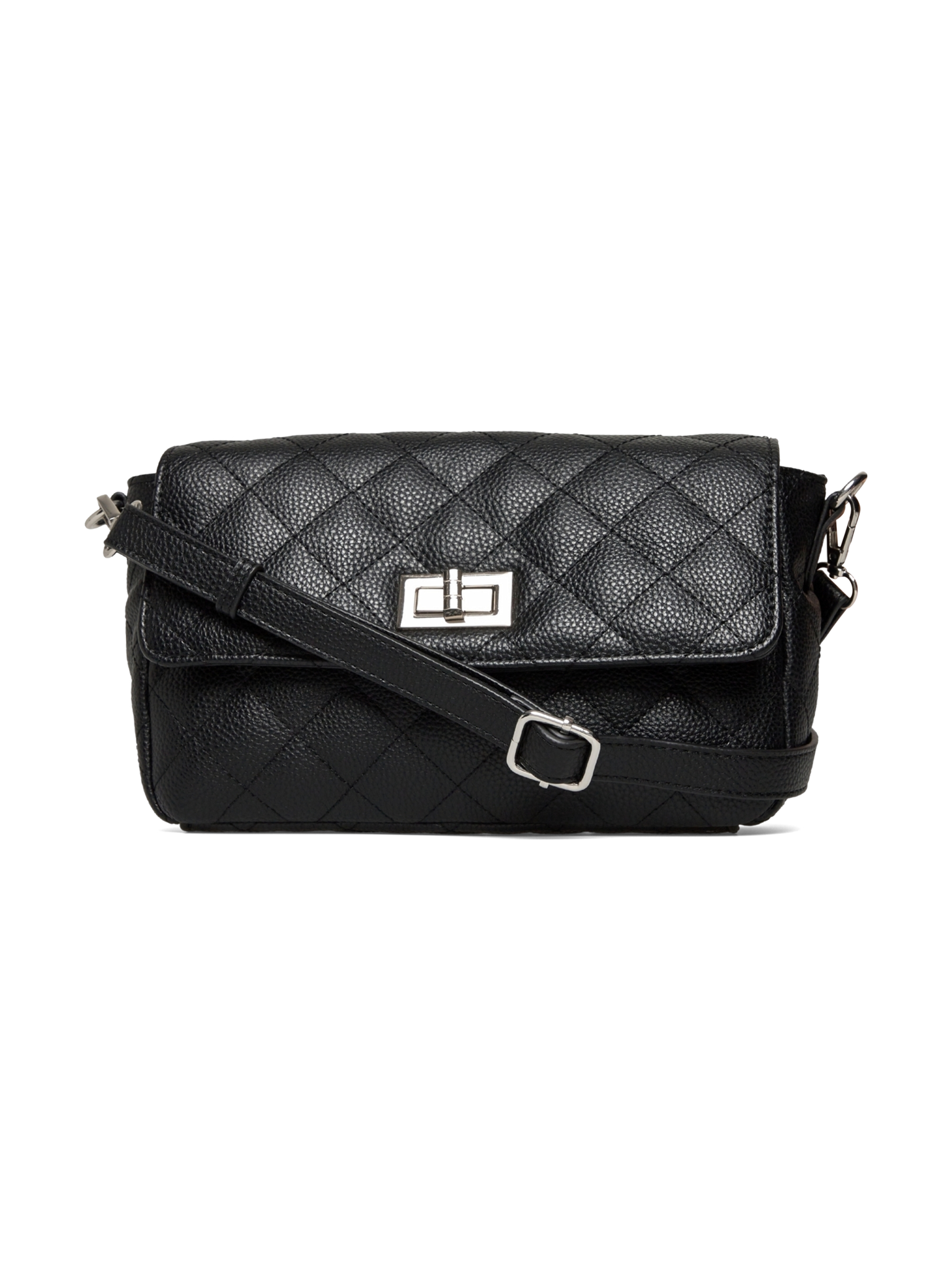 RBSanya Small Quilted Shoulder Bag SHOULDER BAG Rosemunde Woman 0 black silver