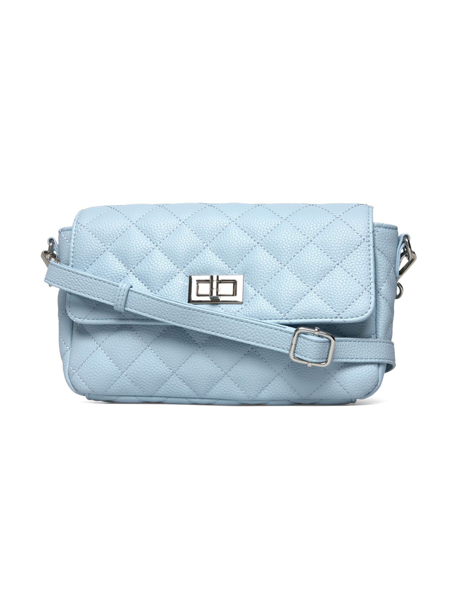 RBSanya Small Quilted Shoulder Bag SHOULDER BAG Rosemunde Woman 0 pastel blue silver