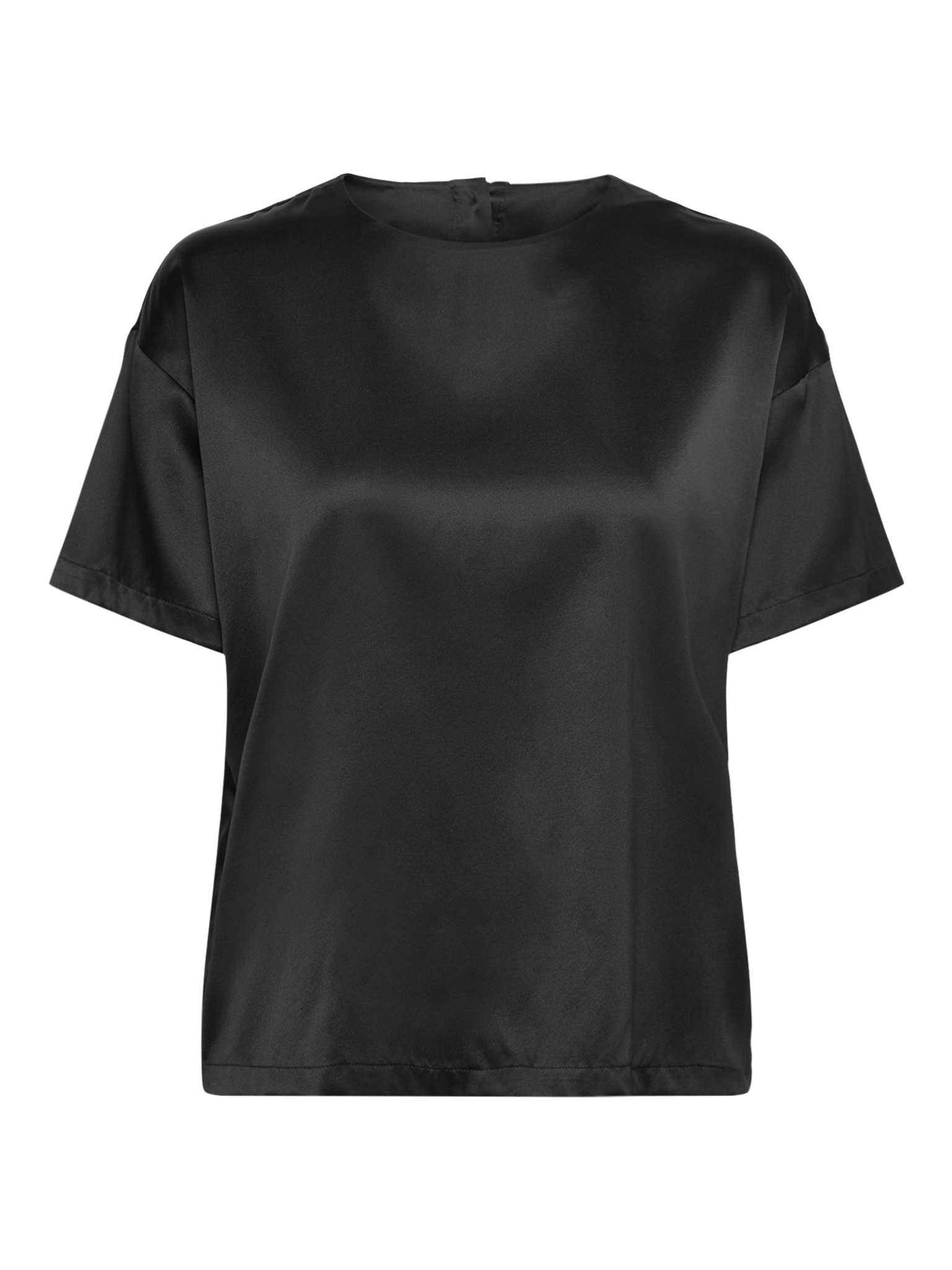 RWJade Silk SS Loose Blouse BLOUSE Rosemunde Woman 34 black