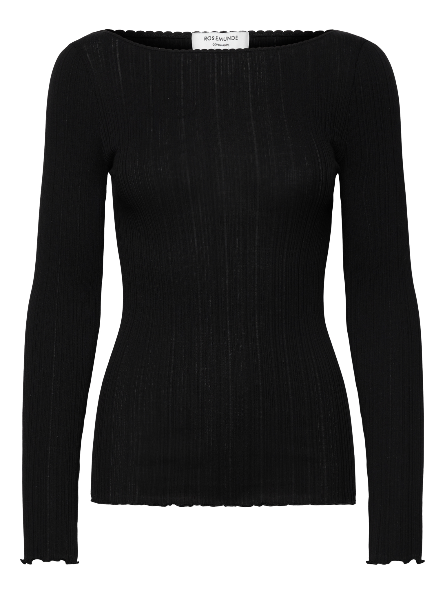 RWJudy LS Boatneck T-shirt T-SHIRT LS Rosemunde Woman XS black