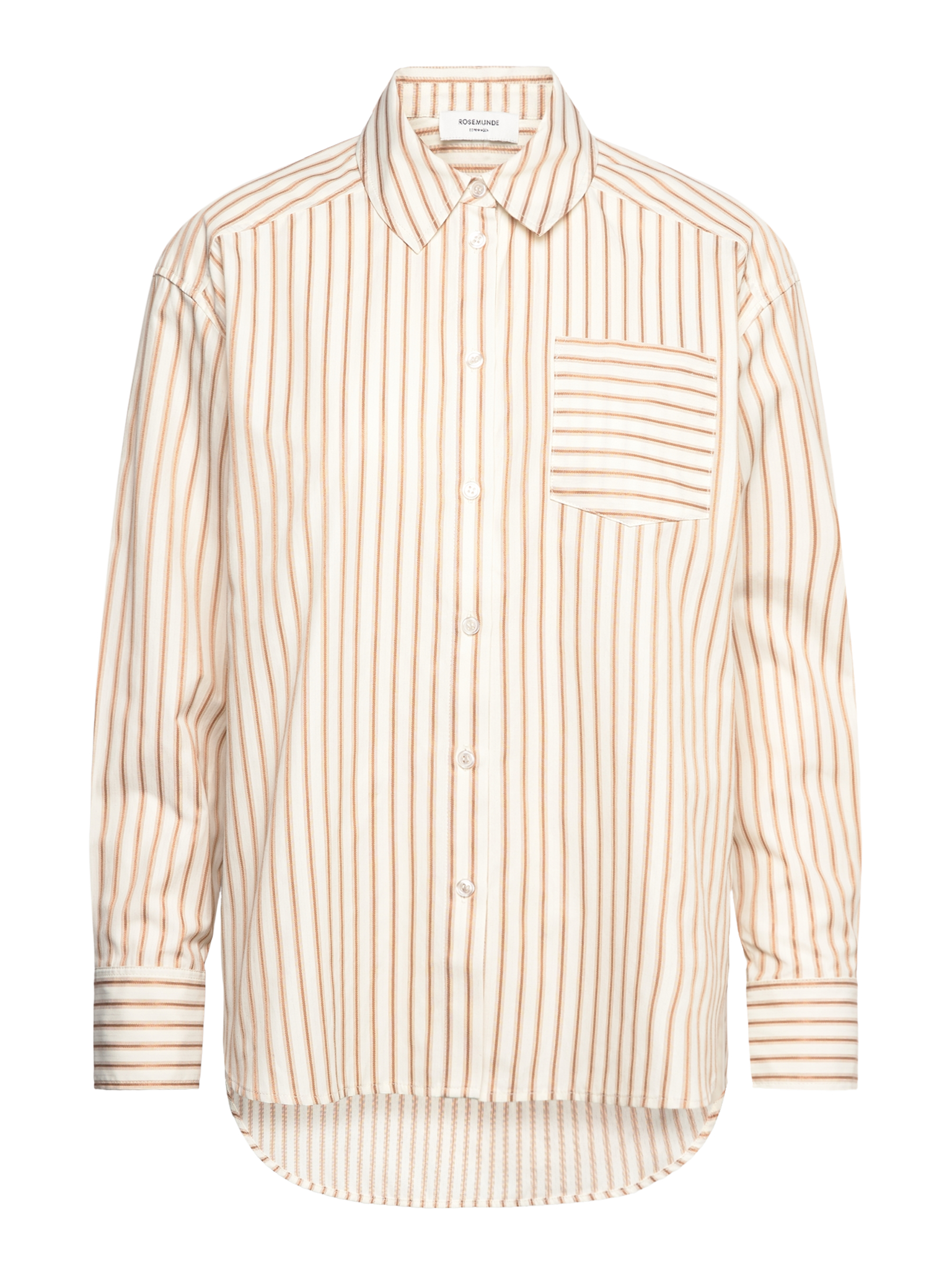 RWUlla LS Oversize Shirt SHIRT Rosemunde Woman 36 light creme stripe