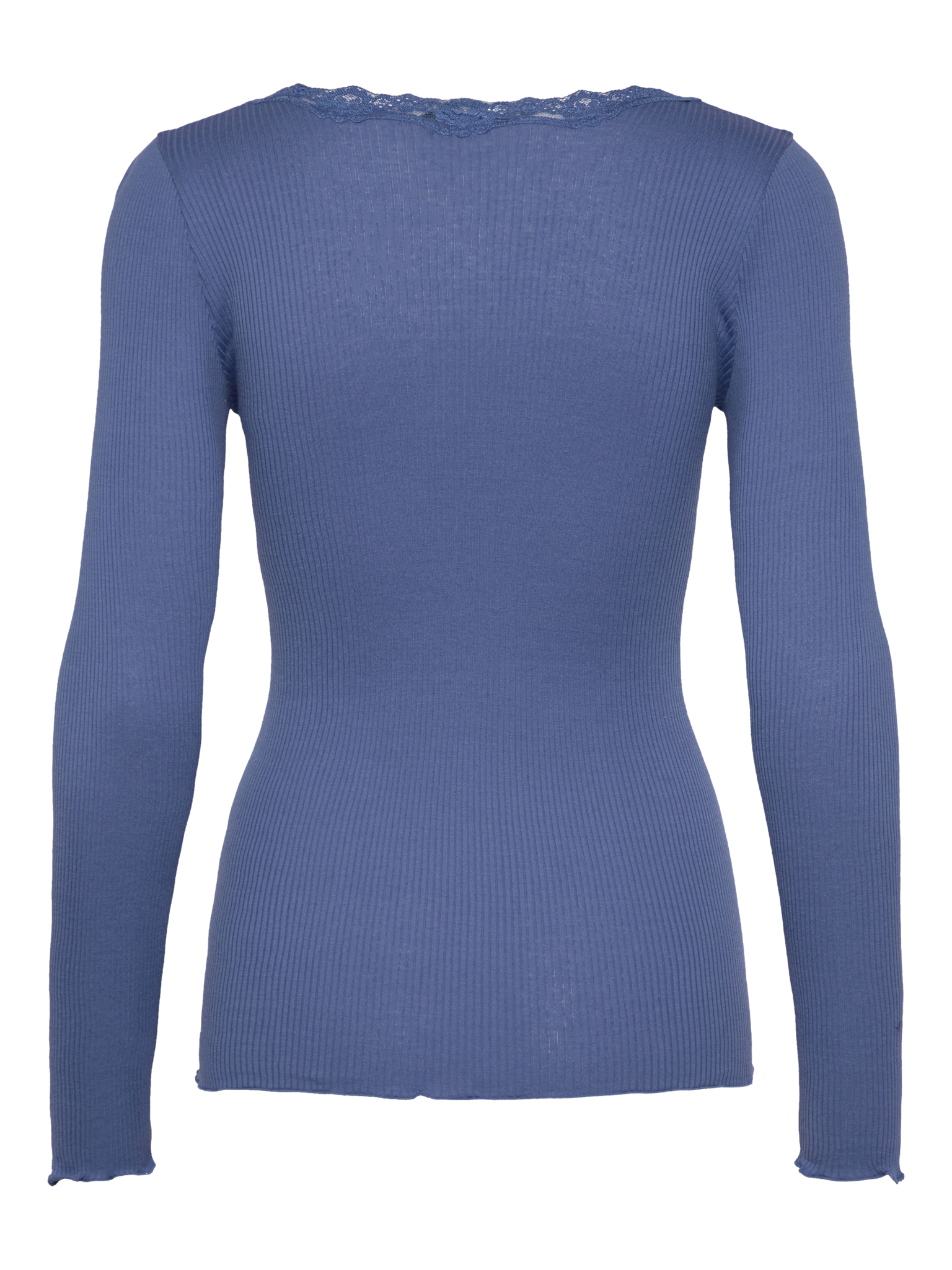 RWBabette Silk LS U-neck Lace T-shirt T-SHIRT LS Rosemunde Woman