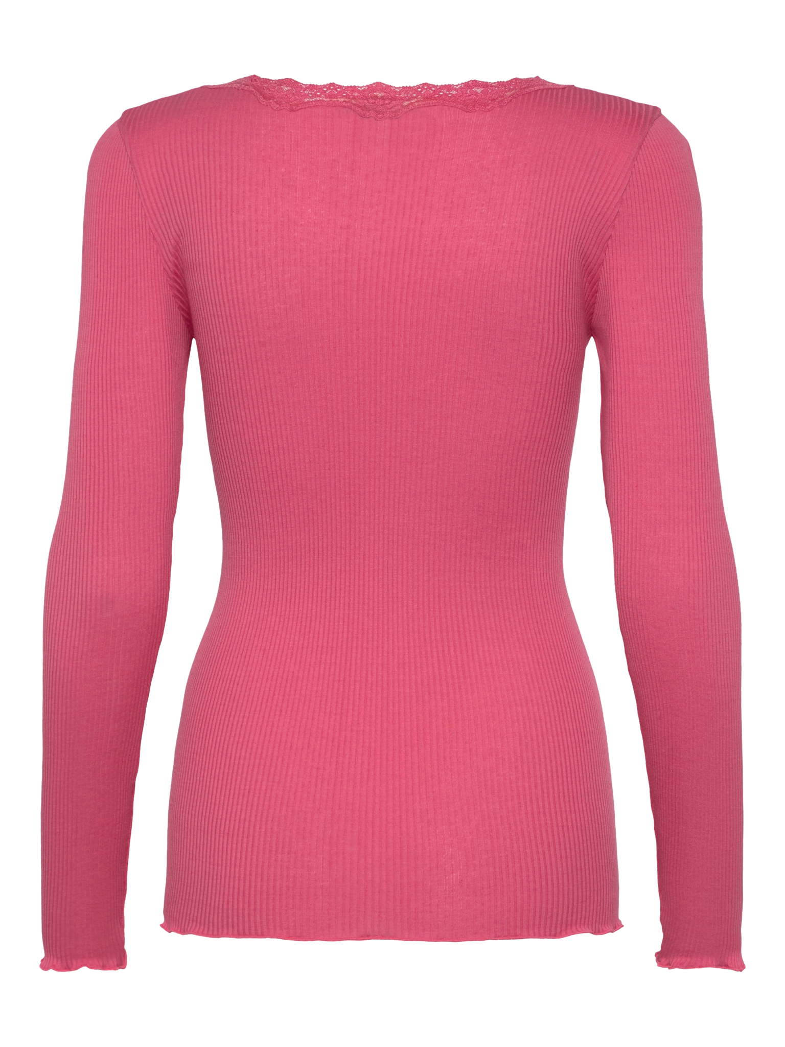 RWBabette Silk LS U-neck Lace T-shirt T-SHIRT LS Rosemunde Woman