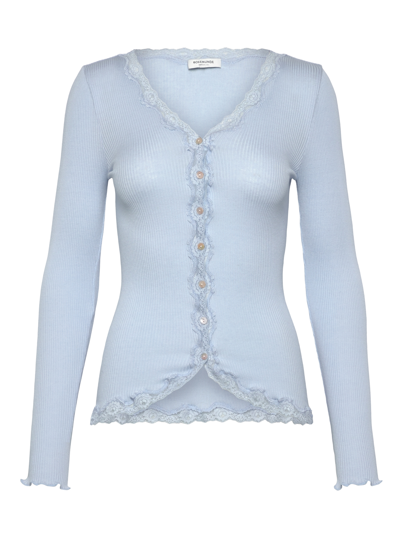 RWBabette Silk LS V-neck Lace Cardigan Cardigan Nantong Joyfull Fashion Co. Ltd. (CNY) L nantucket blue