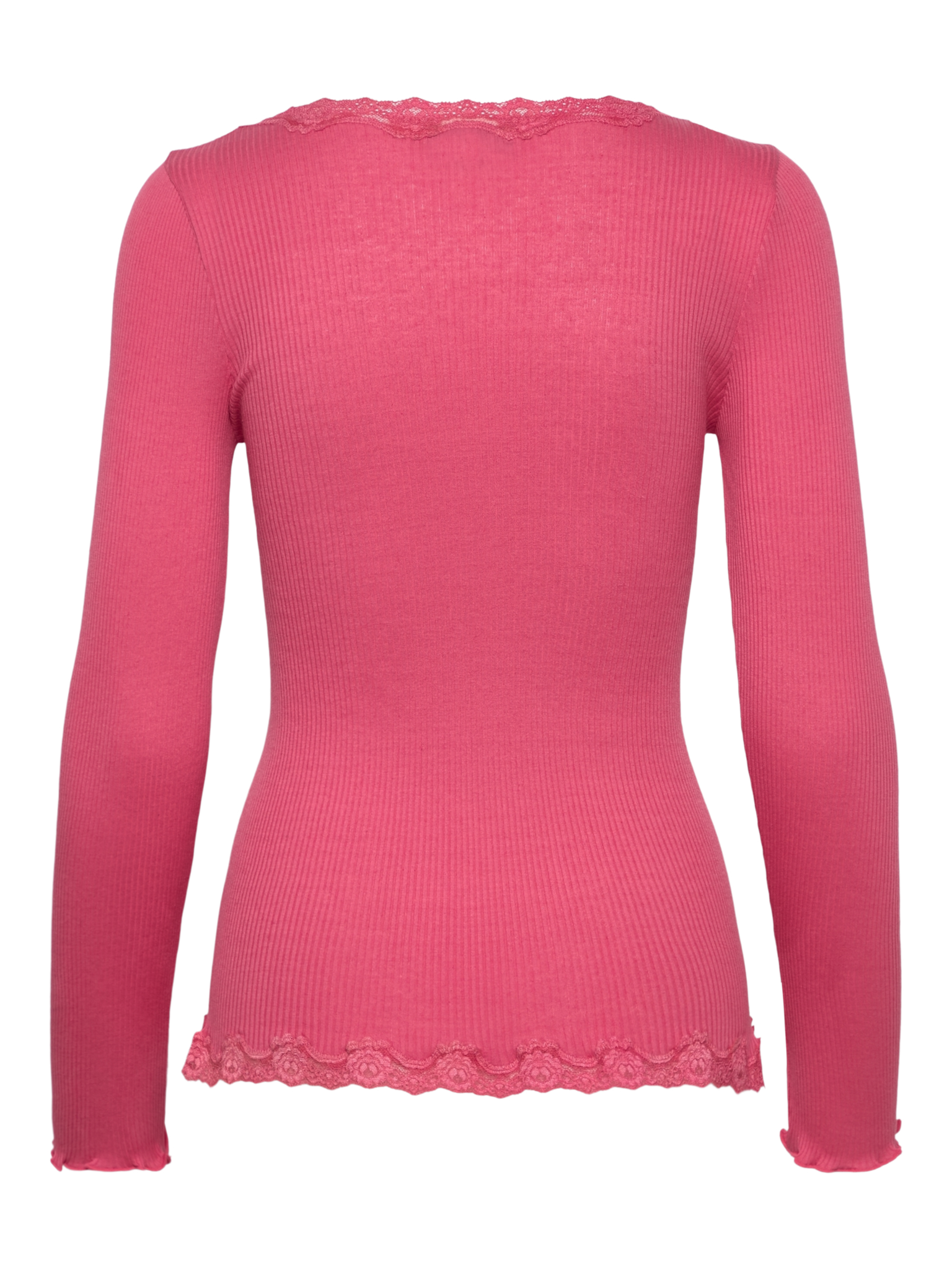 RWBabette Silk LS V-neck Lace Cardigan Cardigan Rosemunde Woman