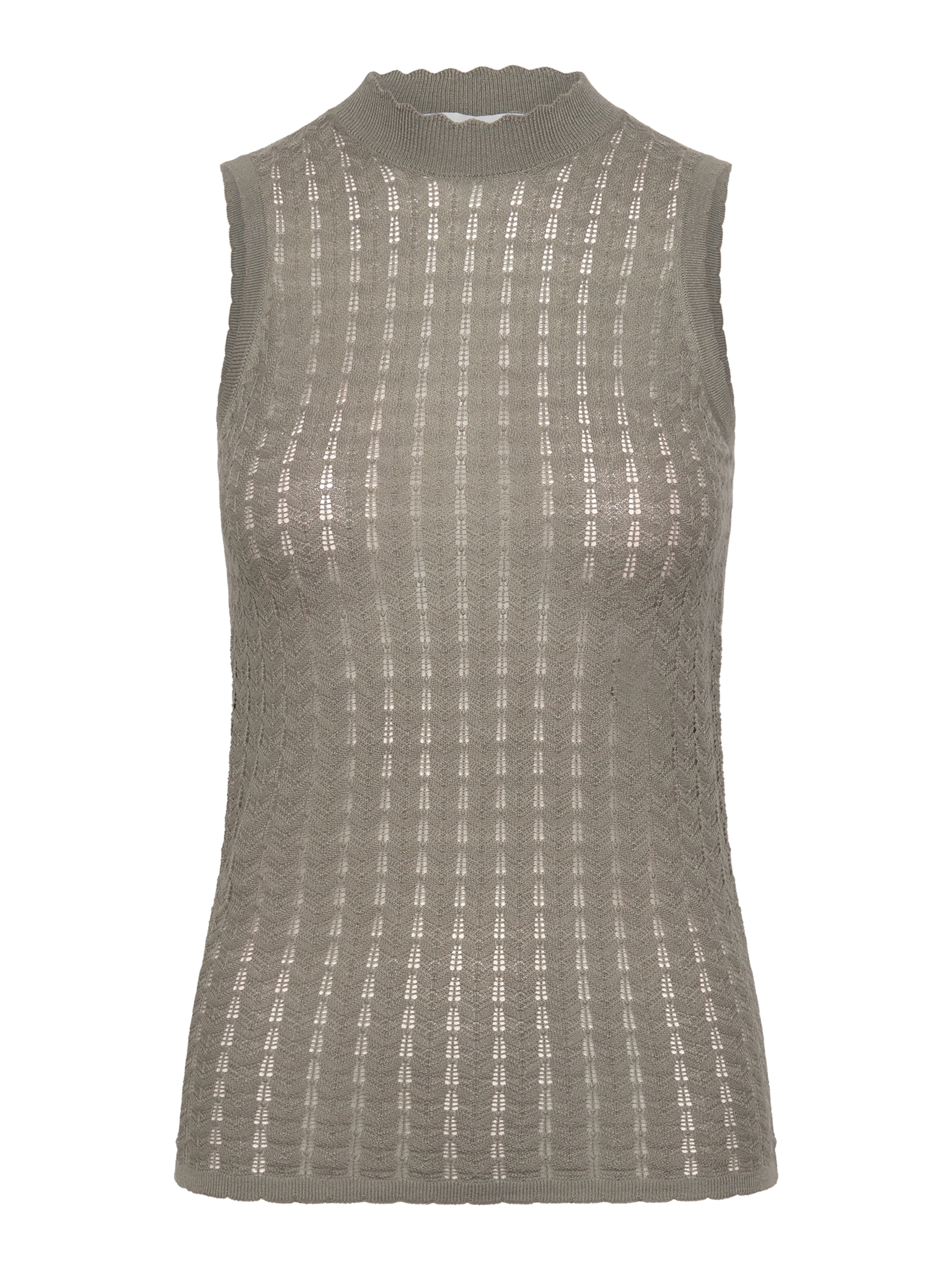 RWSamira Silk SL Knit Top TOP Rosemunde Woman XS dried sage