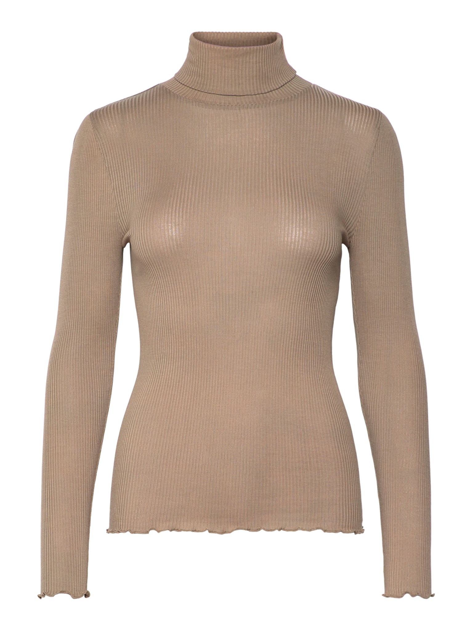 RMWBalta Modal Roll-neck T-shirt T-SHIRT LS Rosemunde Woman XS silver mink