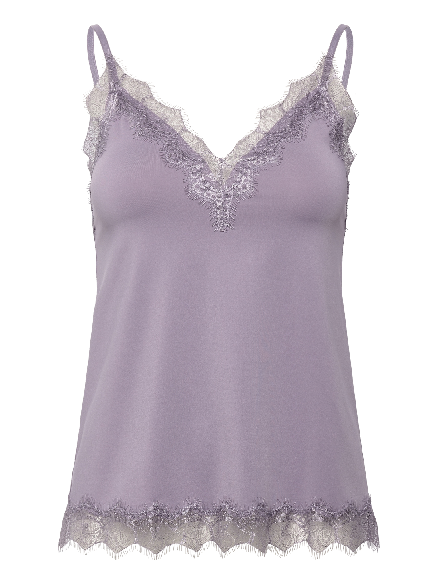 RWBillie SL Lace Strap Top Top Rosemunde Woman 34 lavender grey