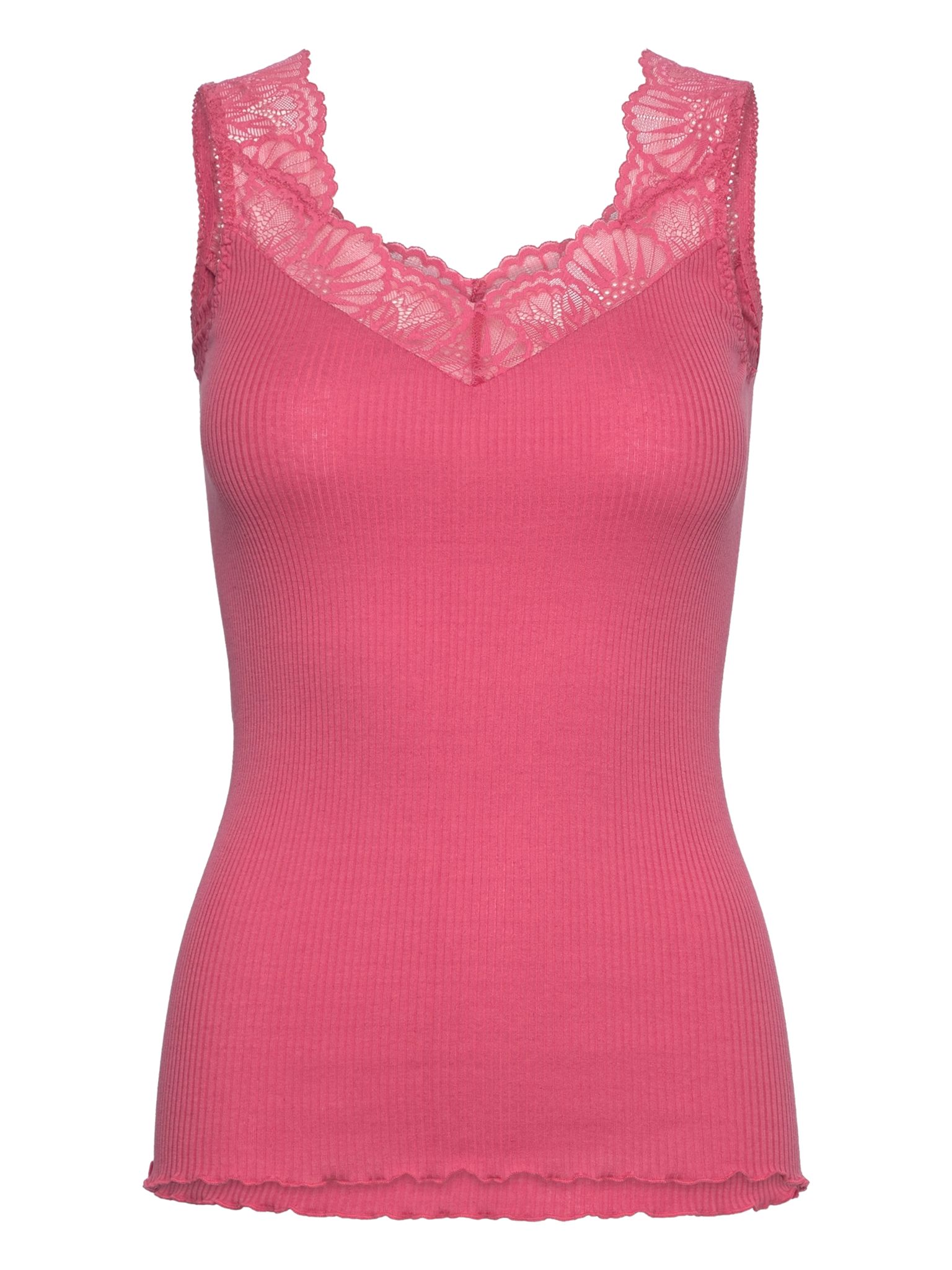 RWBeatha Silk SL Lace Top Top Rosemunde Woman XS rapture rose