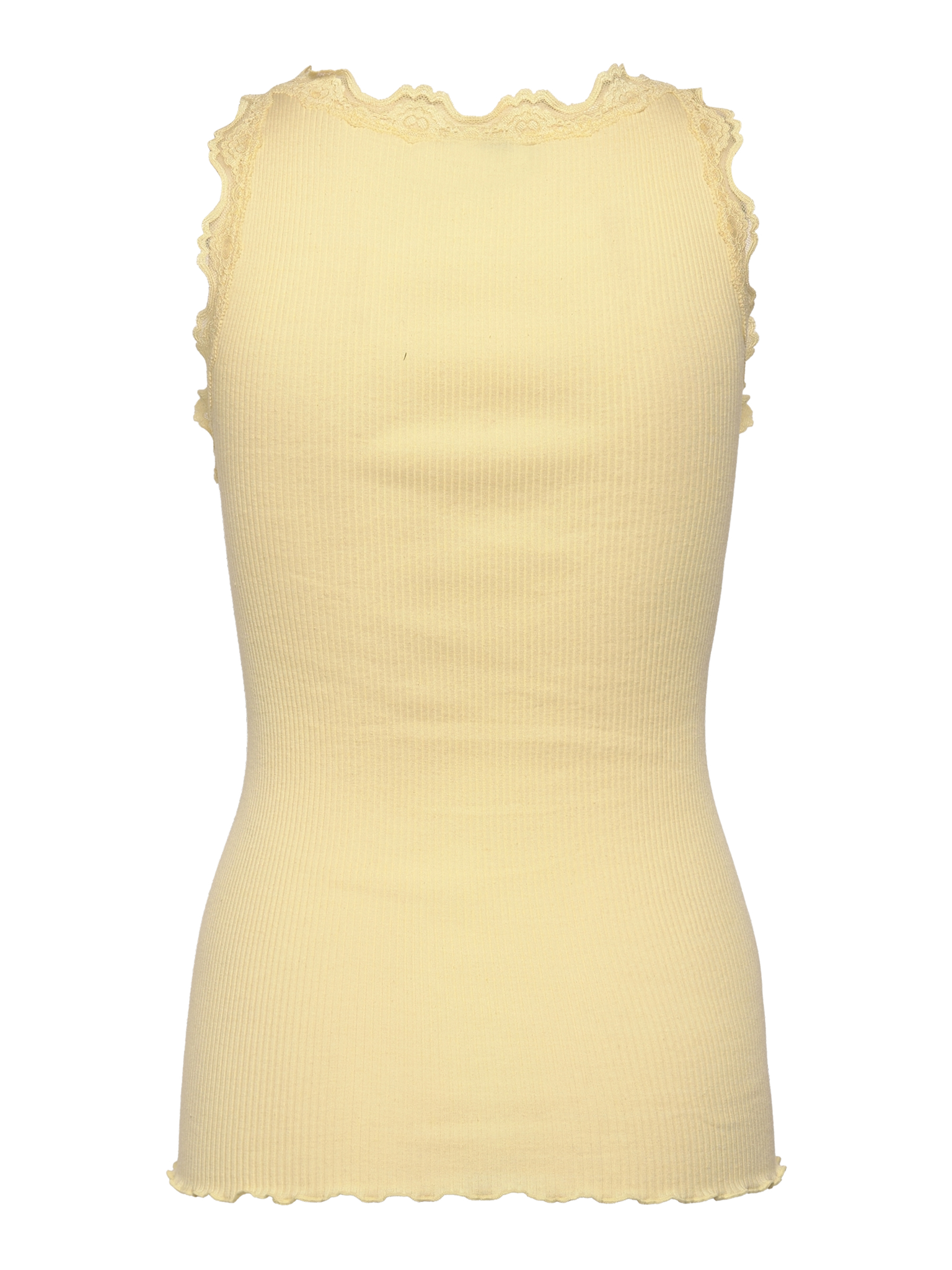 RWBeatha Silk SL V-neck Lace Top TOP Rosemunde Woman