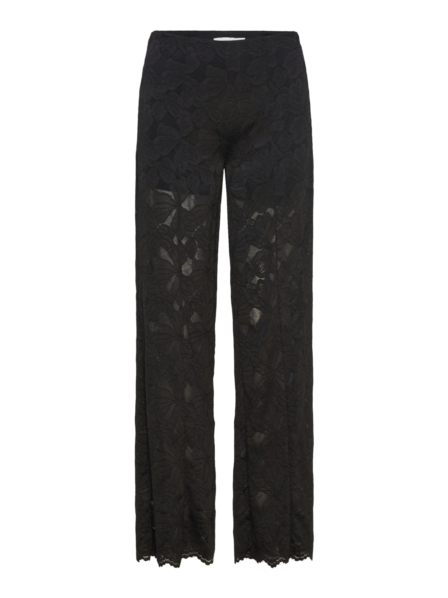 RWFiona MW Lace Trousers TROUSERS Rosemunde Woman XS black