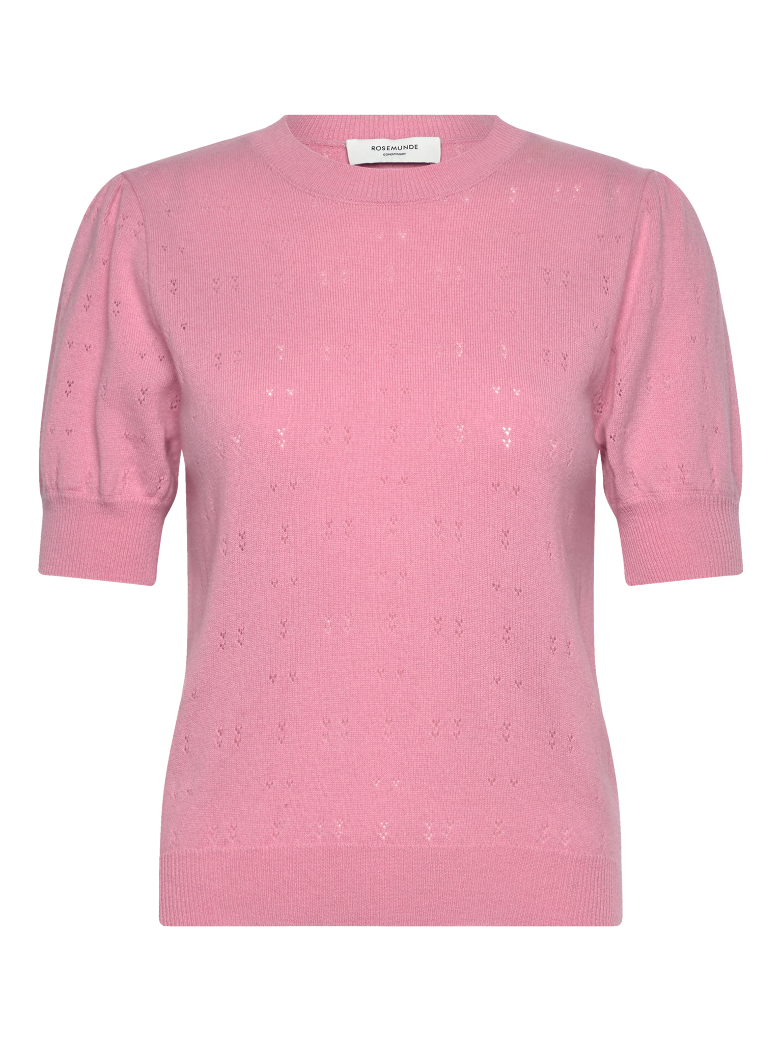 RWLaica Cashmere SS Pointelle Pullover PULLOVER Rosemunde Woman XS sea pink
