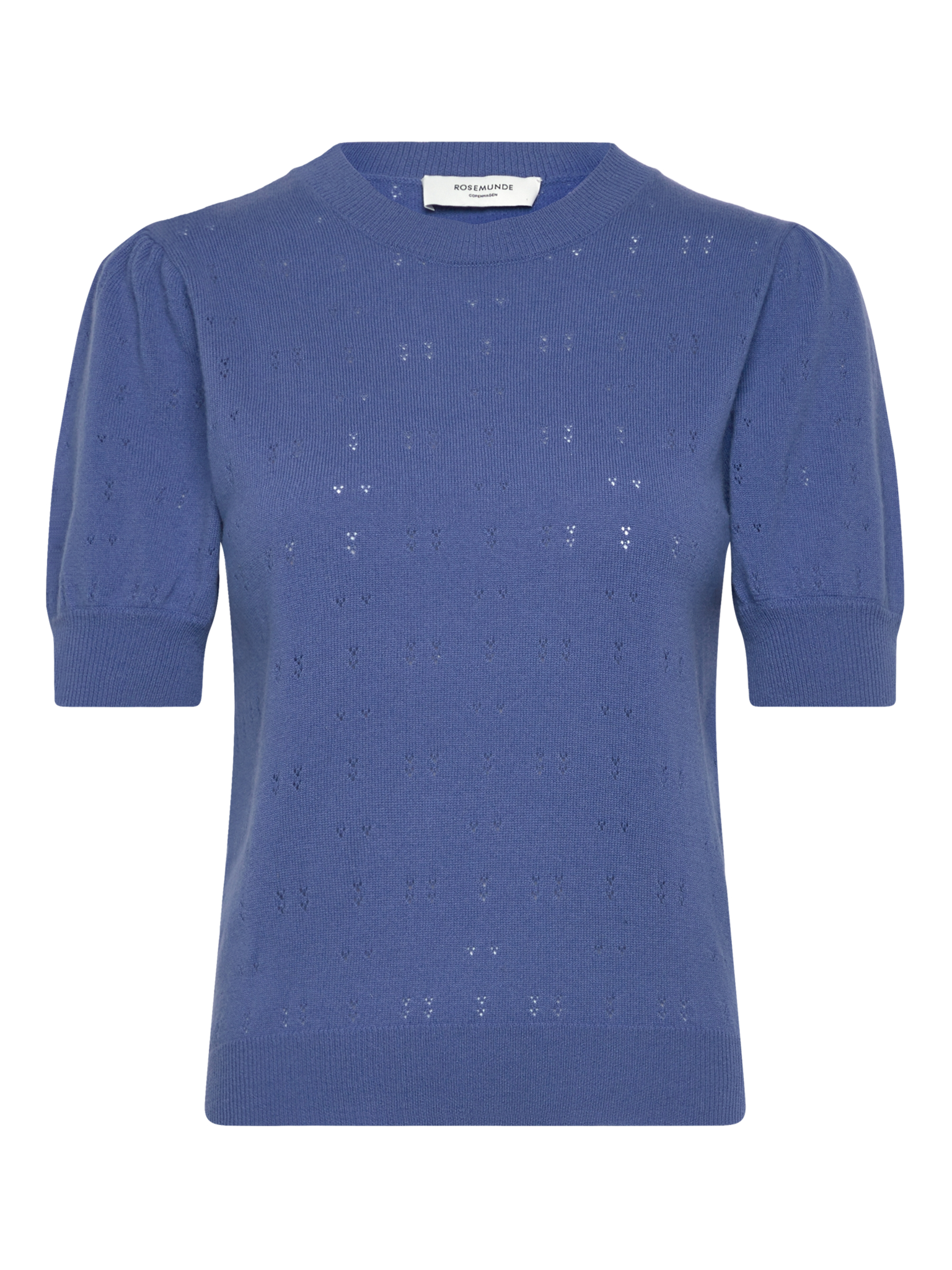 RWLaica Cashmere SS Pointelle Pullover PULLOVER Rosemunde Woman S dutch blue