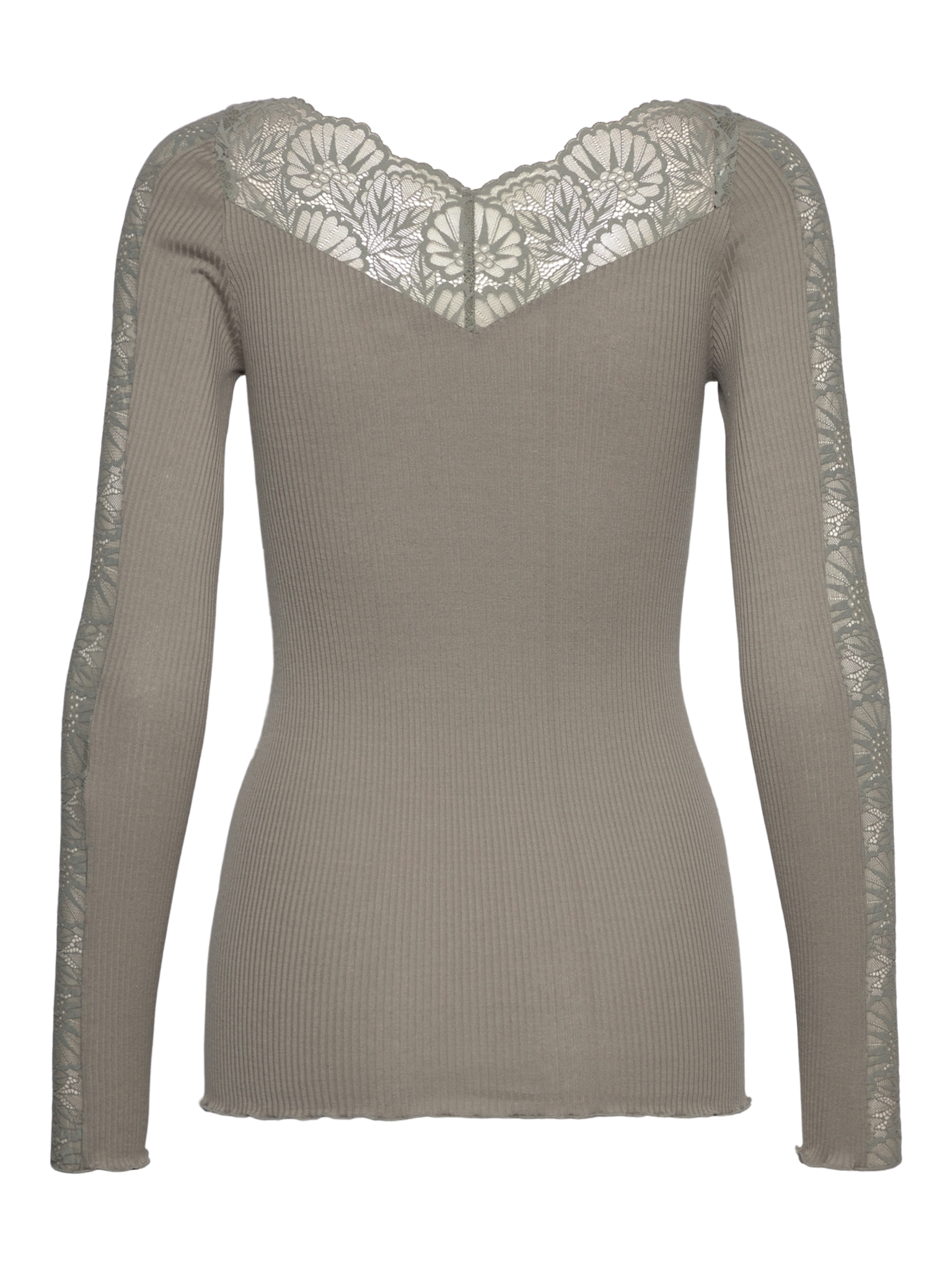 RWBeatha Silk LS Lace T-shirt T-SHIRT LS Rosemunde Woman