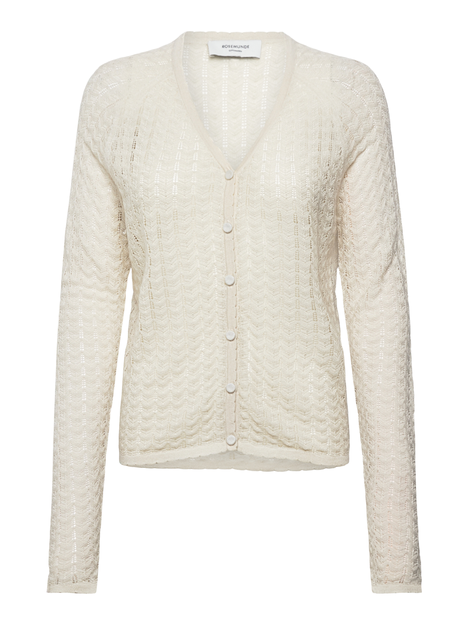 RWSamira Silk LS Cardigan CARDIGAN Rosemunde Woman XS turtledove