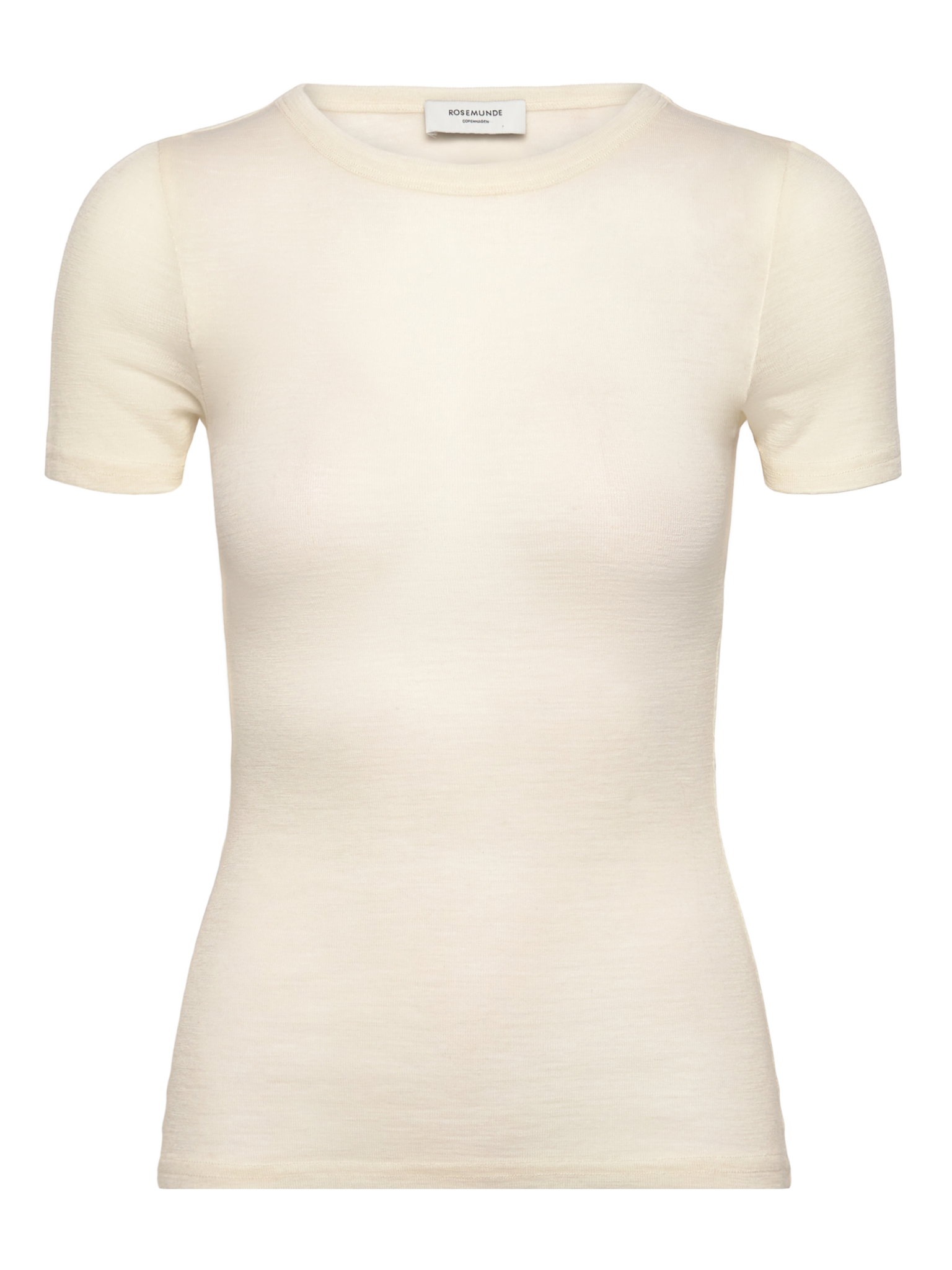 RWSara Cashmere Blend SS T-shirt T-SHIRT SS Rosemunde Woman XS cloud dancer