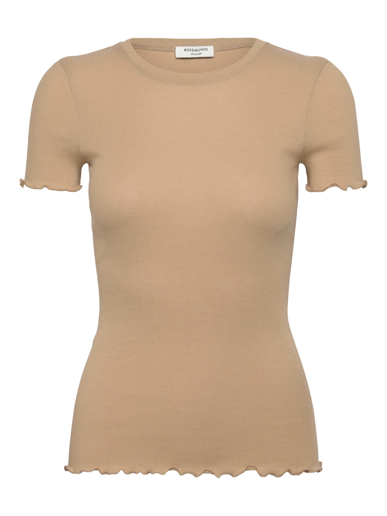 RWBernadine Organic SS O-neck T-shirt T-shirt Rosemunde Woman XS safari