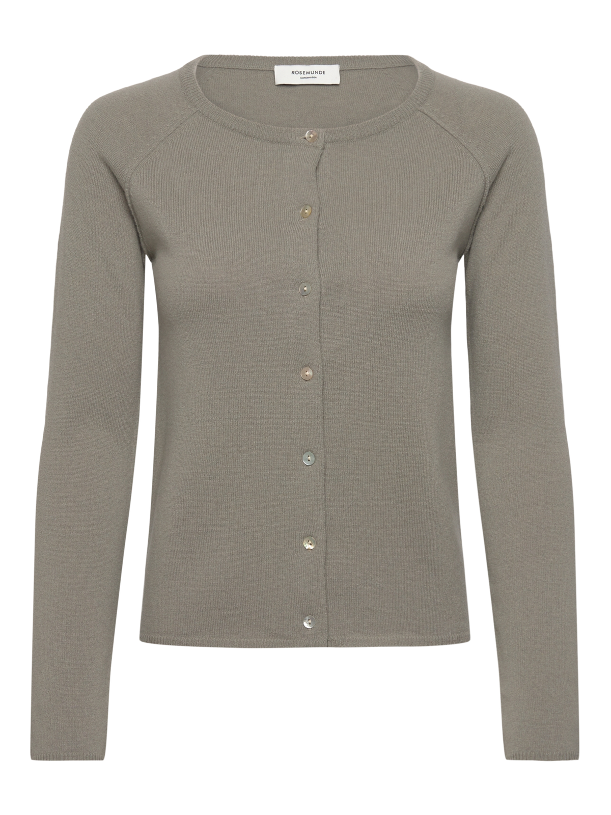 RWLaica Cashmere Long Sleeve O-neck Raglan Cardigan