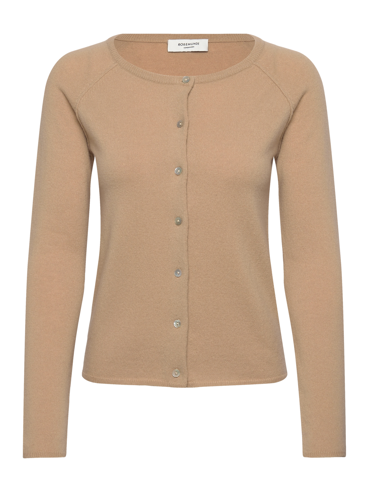 RWLaica Cashmere Long Sleeve O-neck Raglan Cardigan