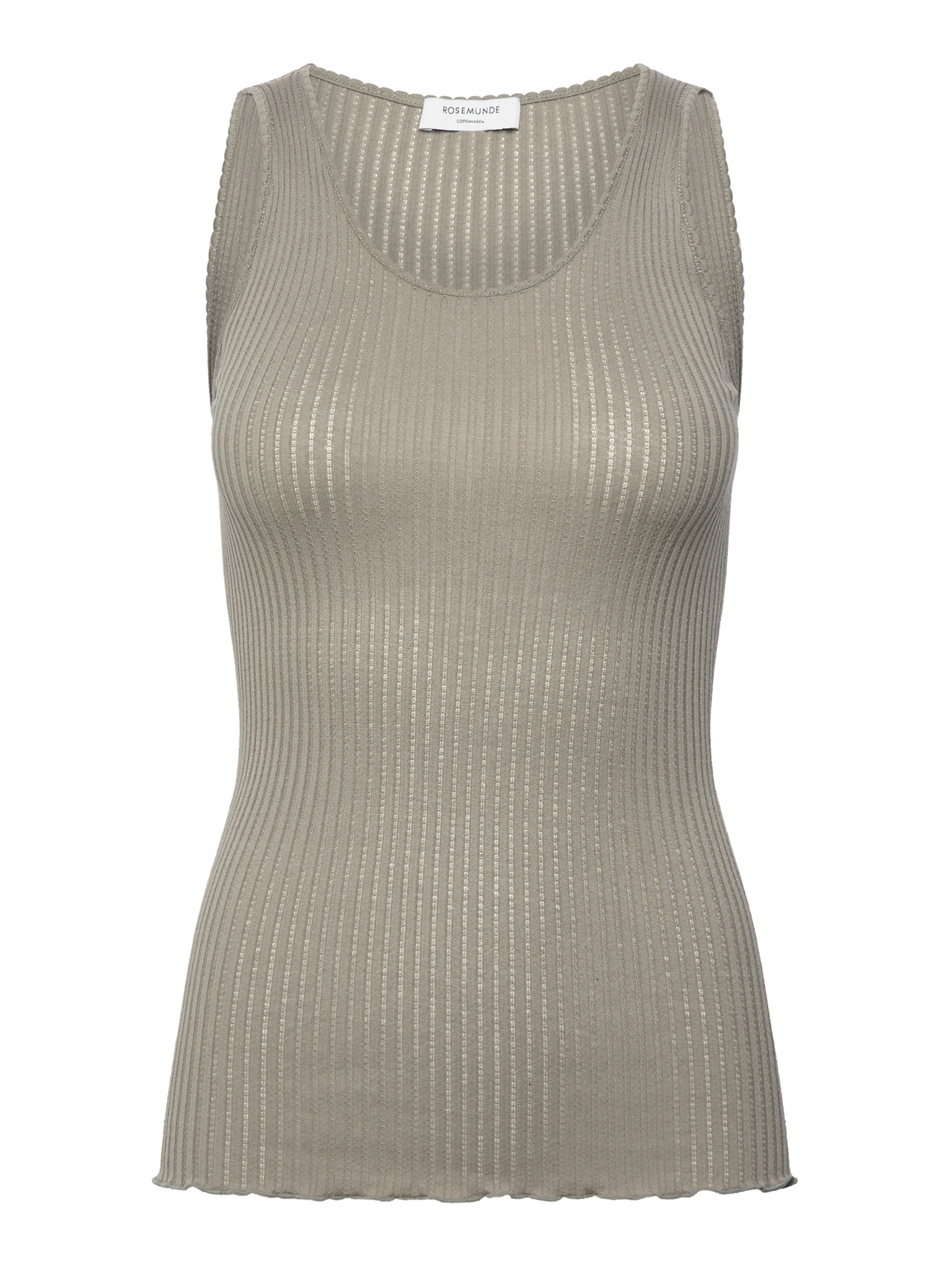 RWBelize Silk SL Tank Top Top Rosemunde Woman XS dried sage