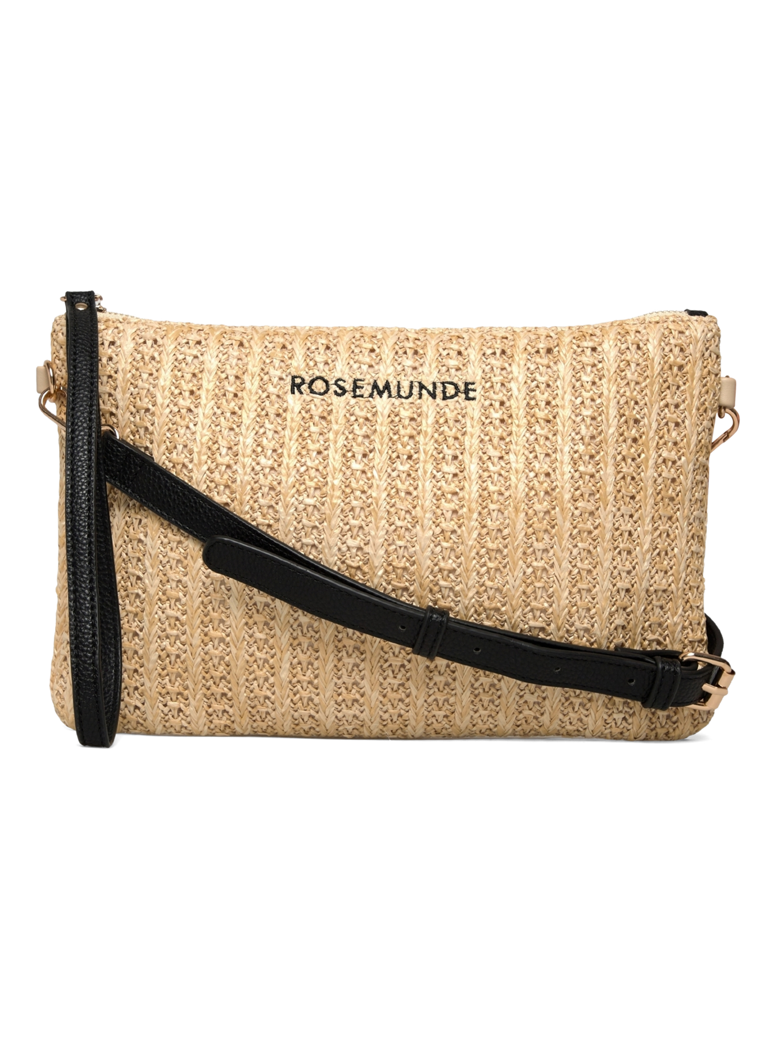 RBCopacabana Medium Clutch SHOULDER BAG Rosemunde Woman 0 Nature straw