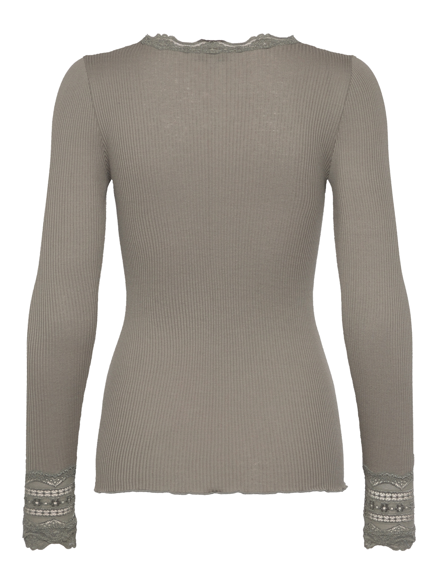 RWBenita Silk LS O-neck Lace T-shirt T-SHIRT LS Rosemunde Woman