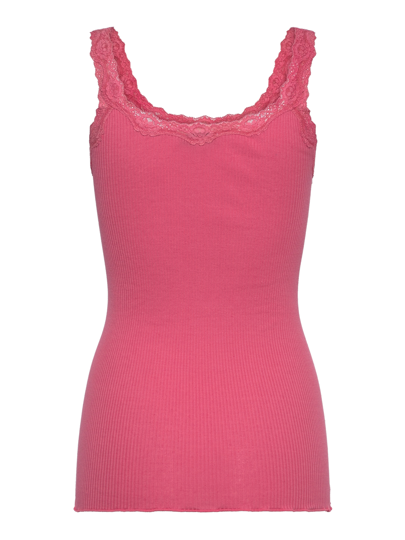 RWBabette Silk SL Deep Back Lace Top TOP Rosemunde Woman L rapture rose