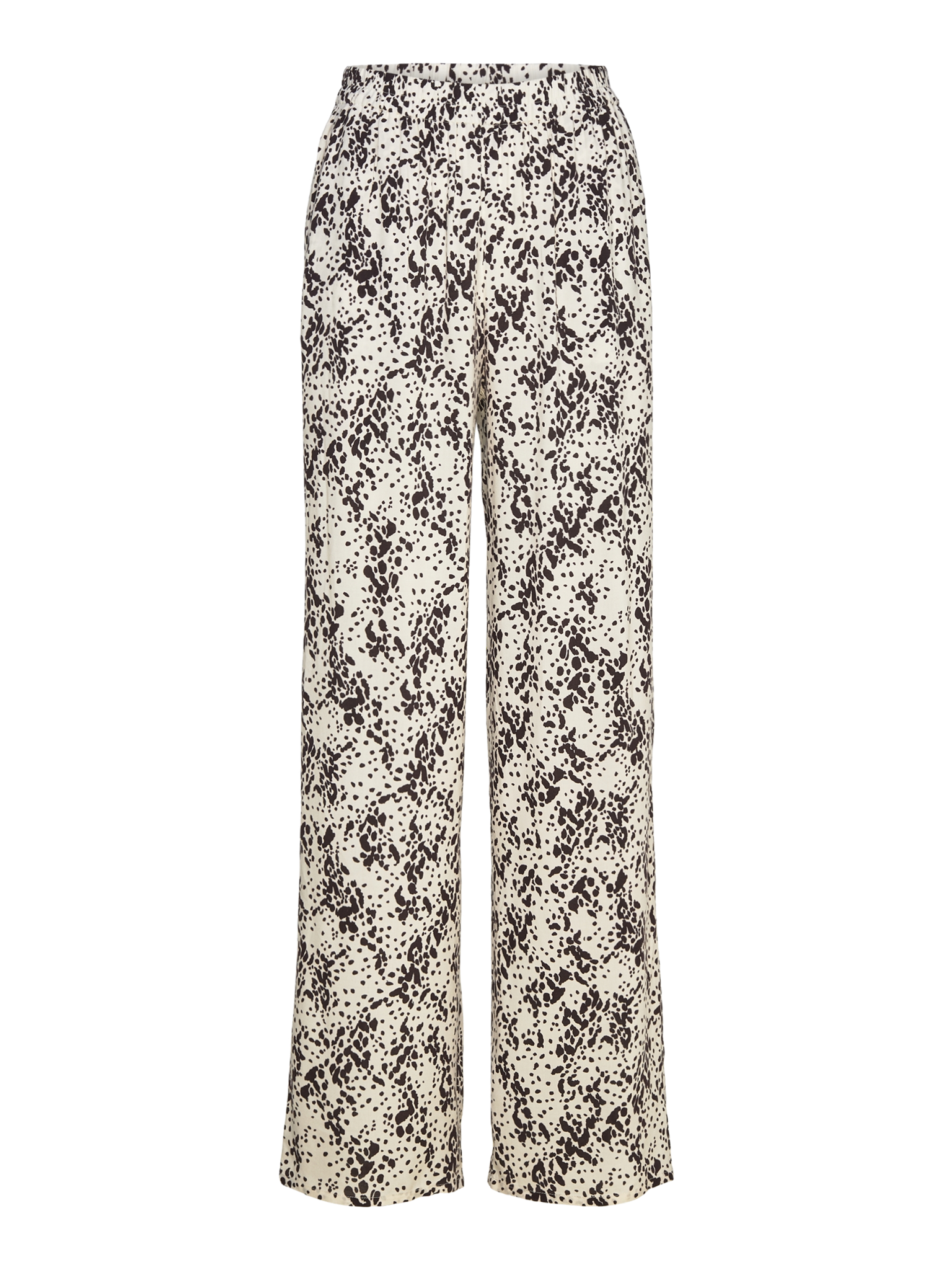 RWElif MW Trousers TROUSERS Rosemunde Woman 34 watercolor Leo print