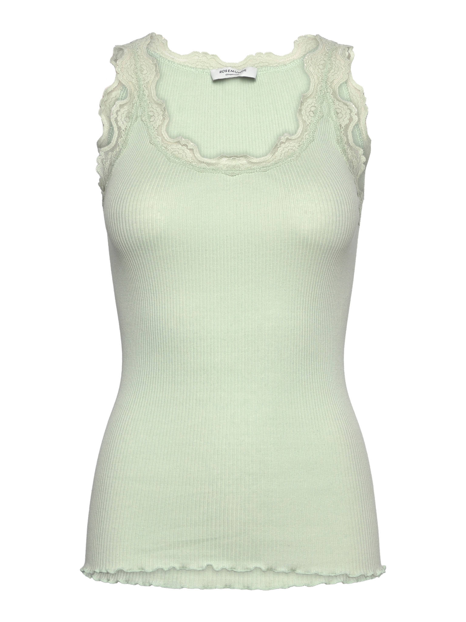 RWBabette Silk SL U-neck Long Lace Top