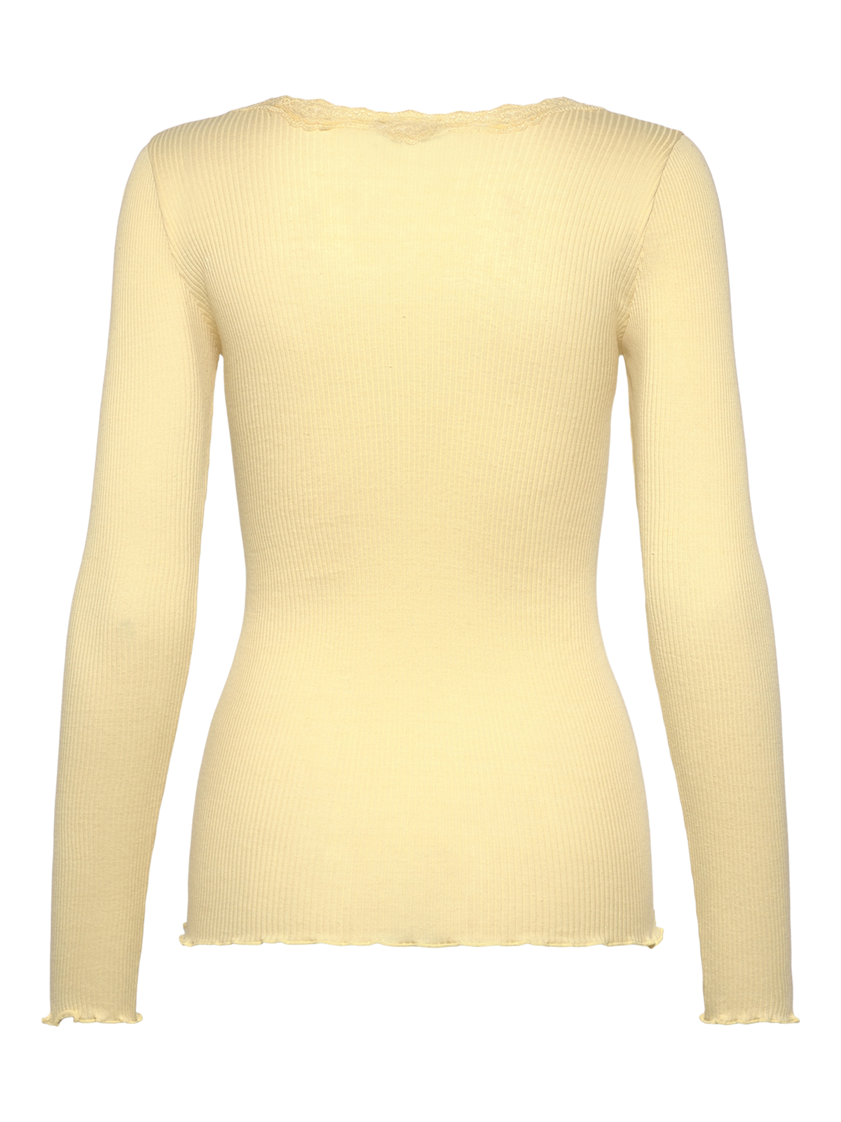 RWBabette Silk Long Sleeve U-neck Lace T-shirt T-SHIRT LS Rosemunde Woman